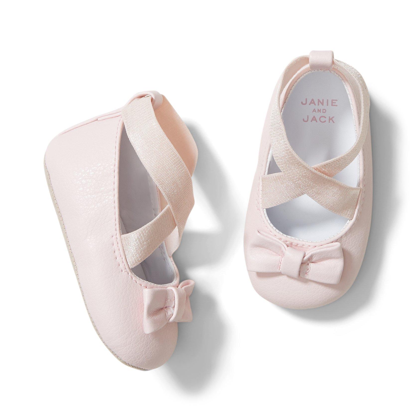 Janie and Jack Ballet Crib Shoe