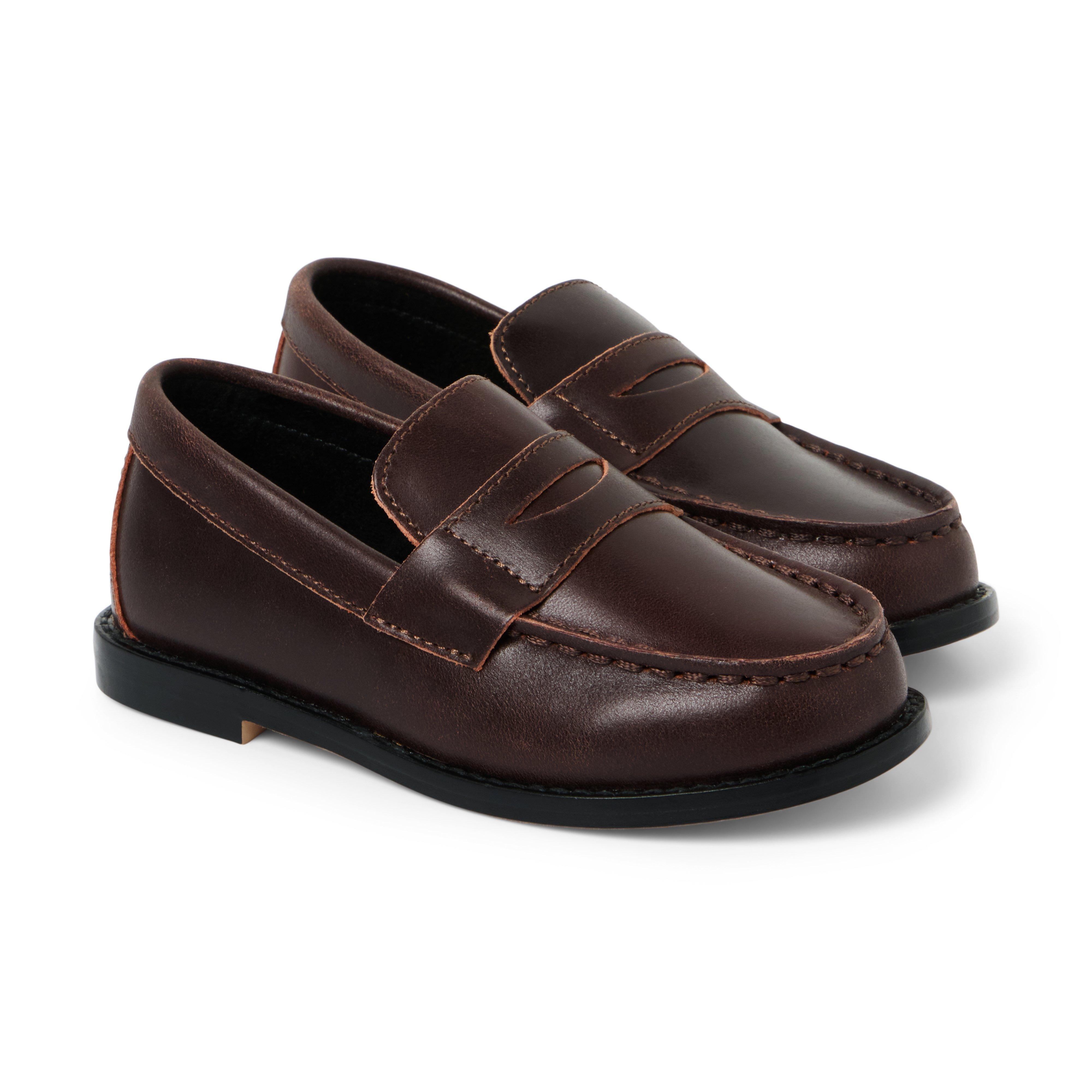 Janie and Jack Leather Penny Loafer