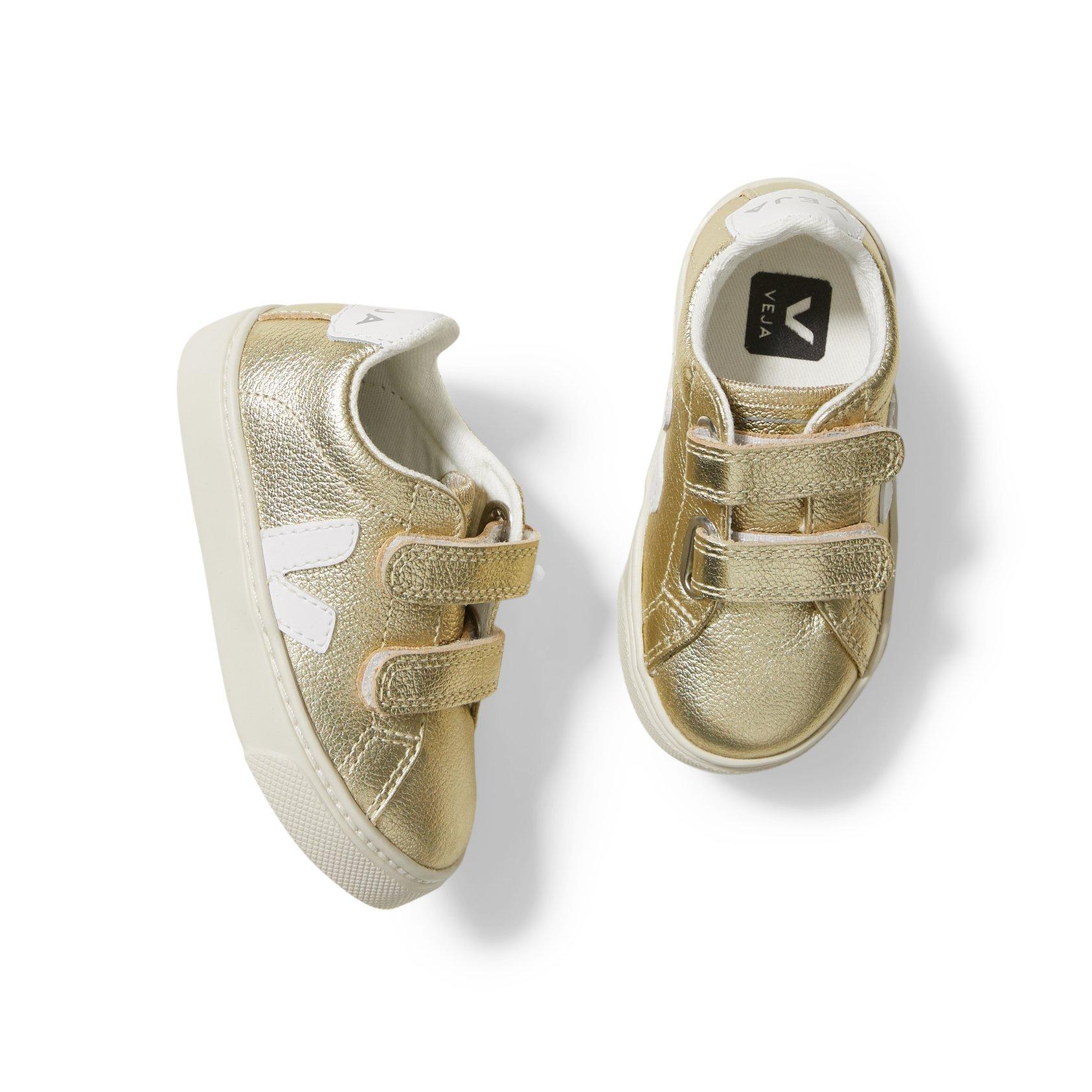 Janie and Jack Veja Kid Metallic Esplar Sneaker