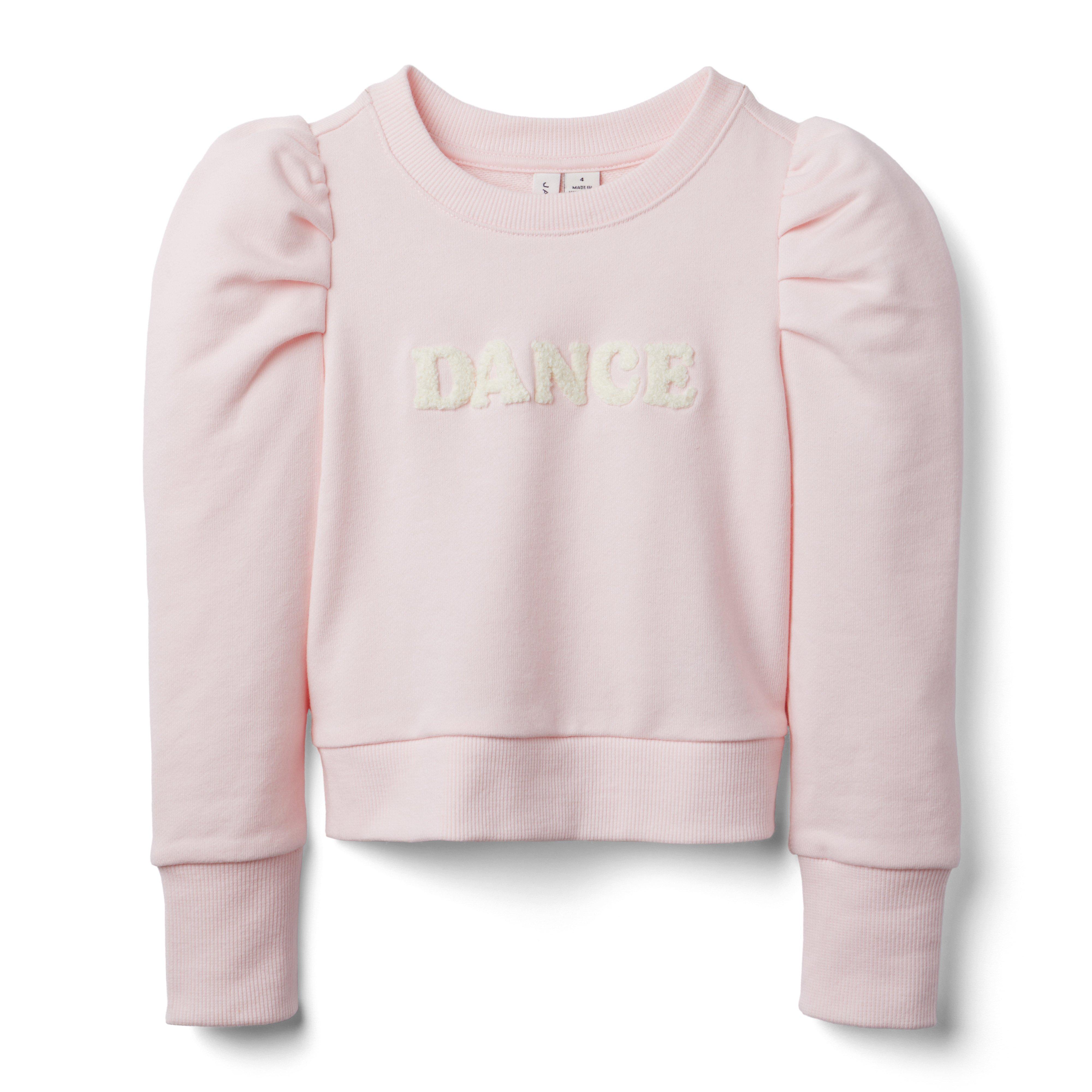 Janie and Jack Puff Sleeve Dance Sweatshirt
