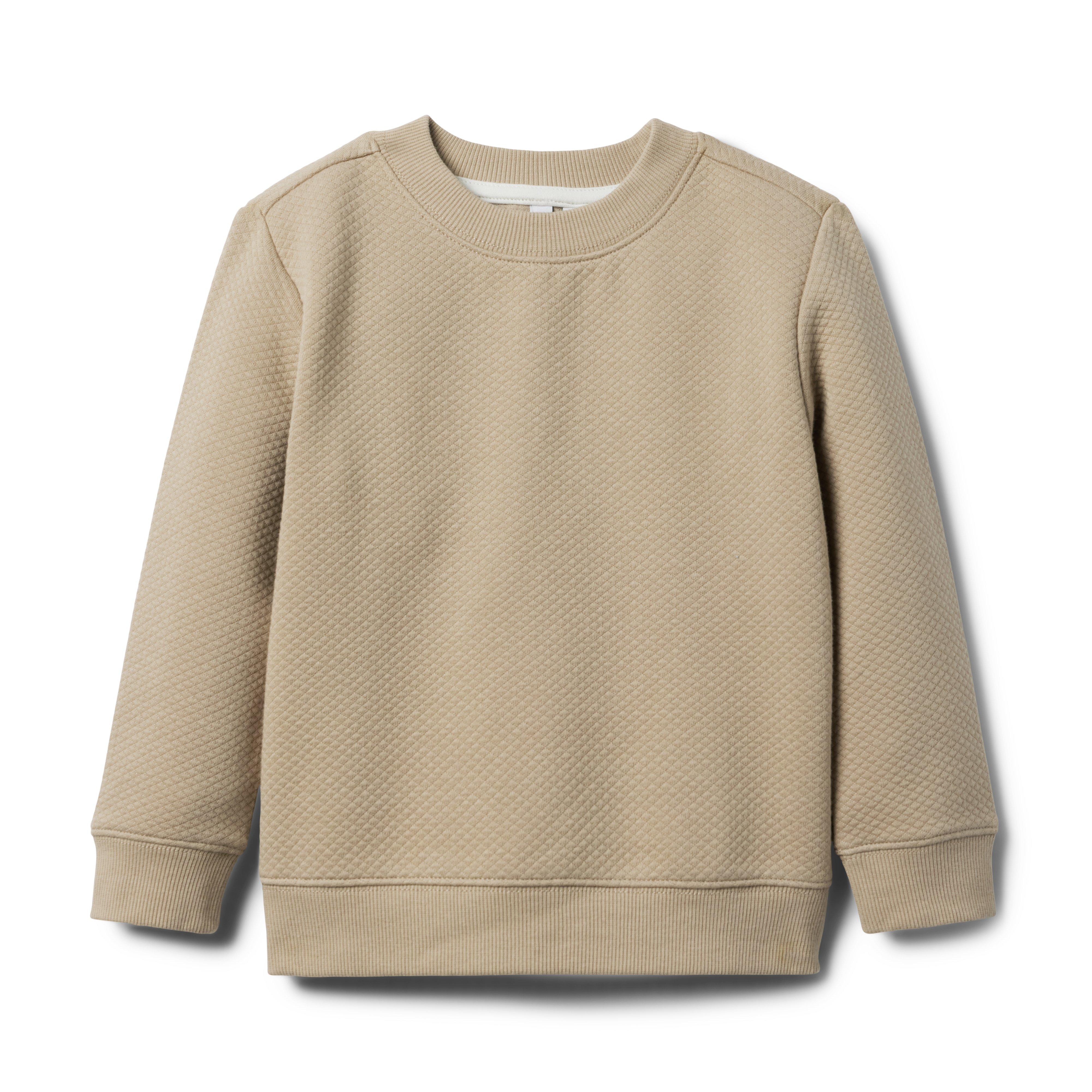 Janie and Jack Quilted Jacquard Sweatshirt