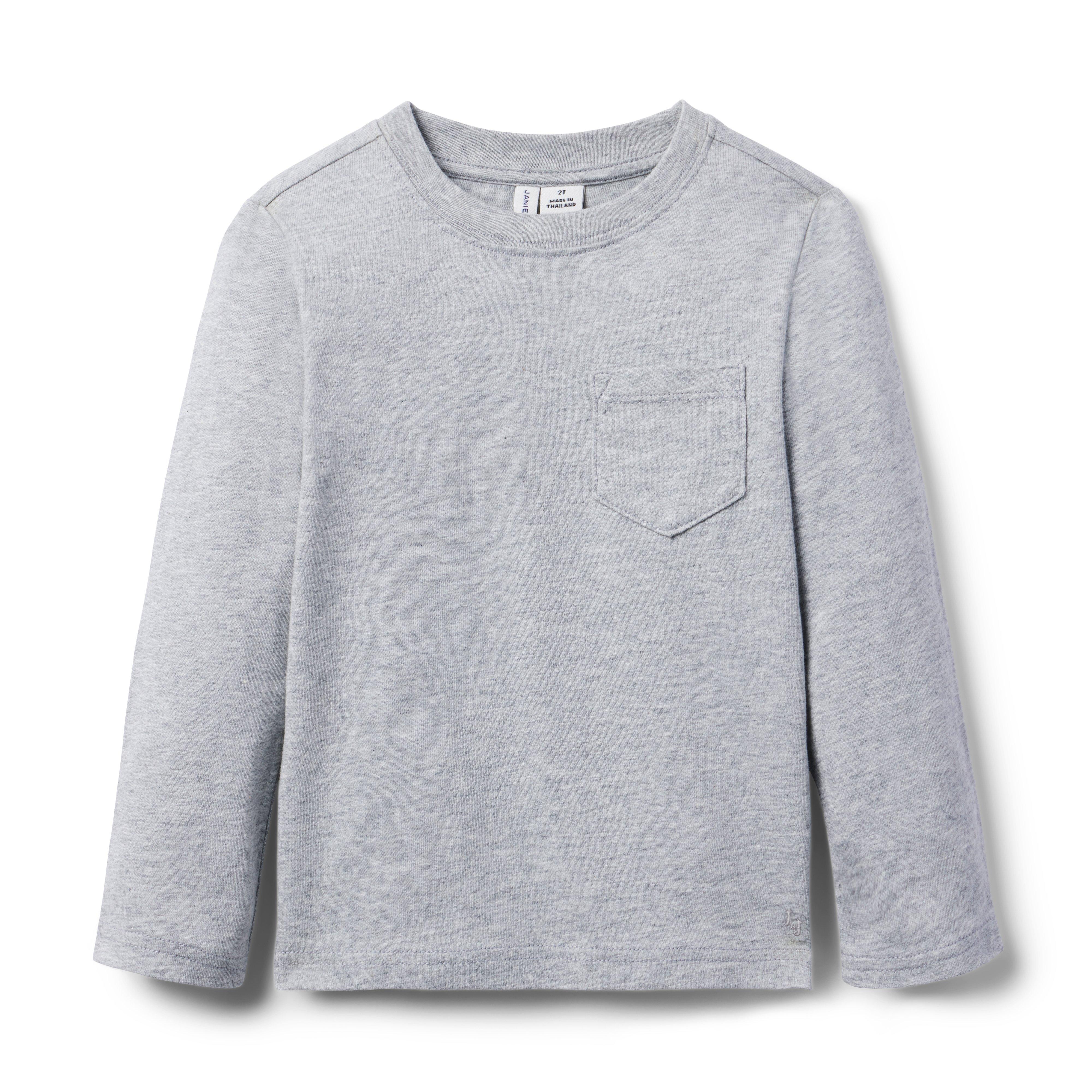 Janie and Jack Long Sleeve Pocket Tee