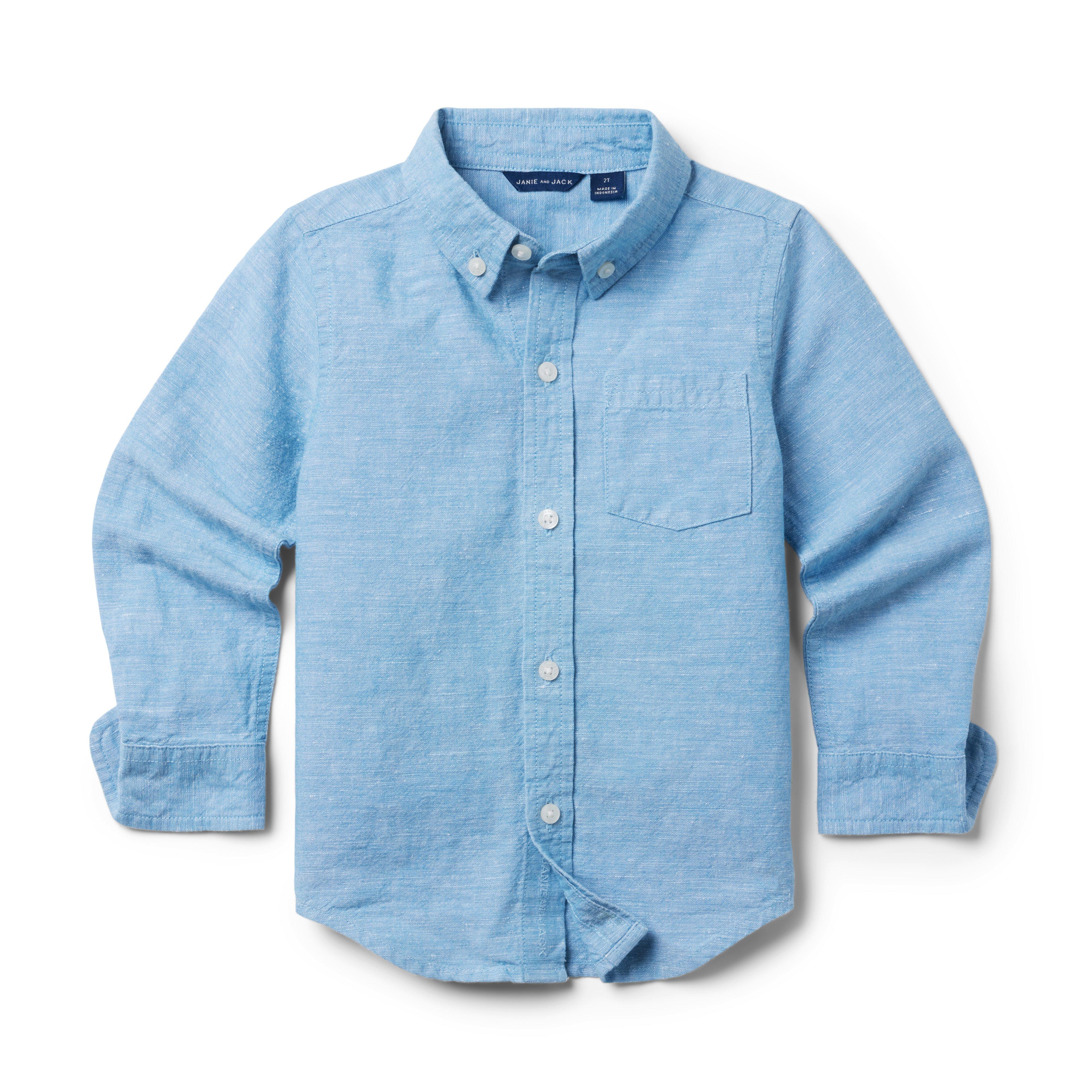 Janie and Jack The Linen-Cotton Shirt
