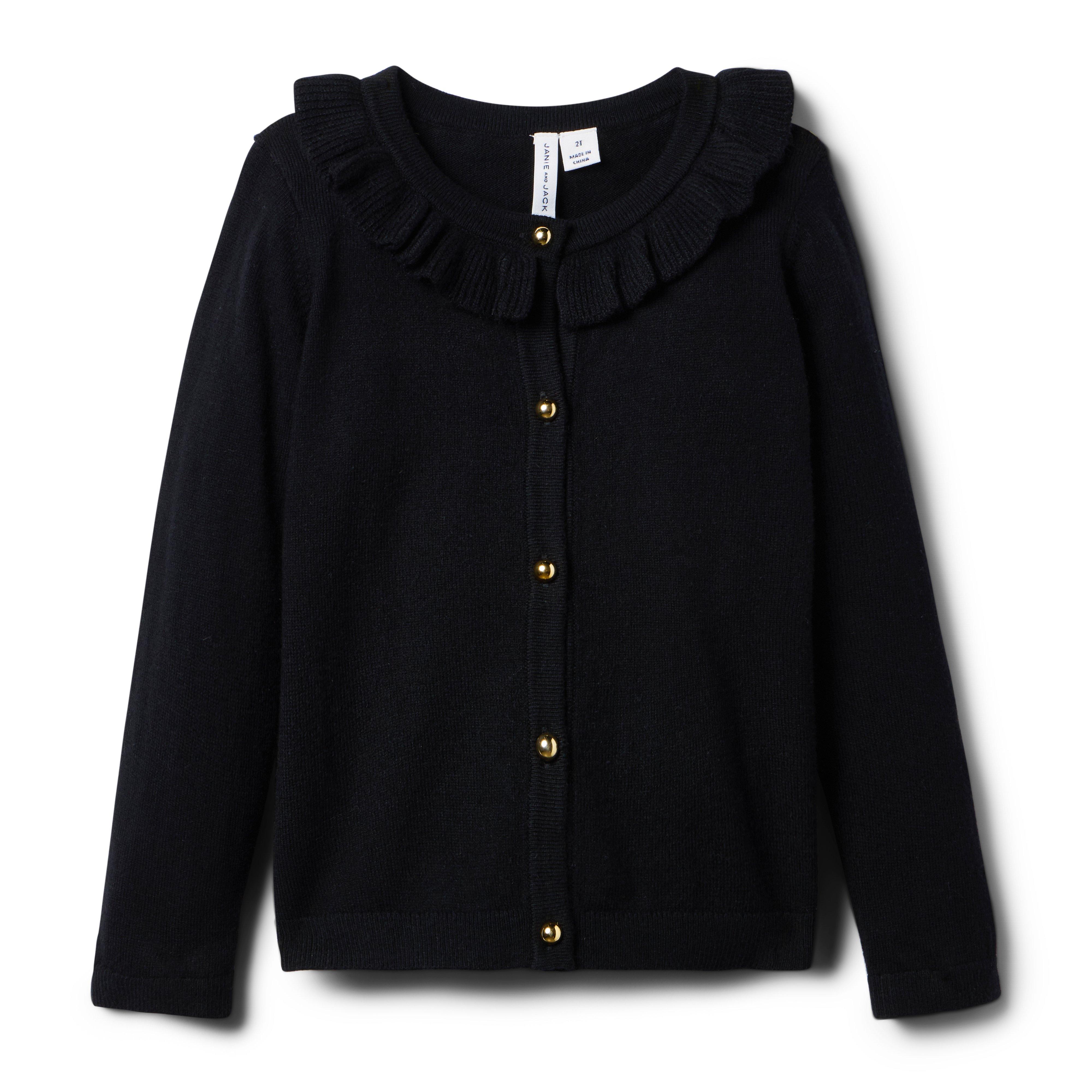 Janie and Jack The Ruffle Collar Cardigan