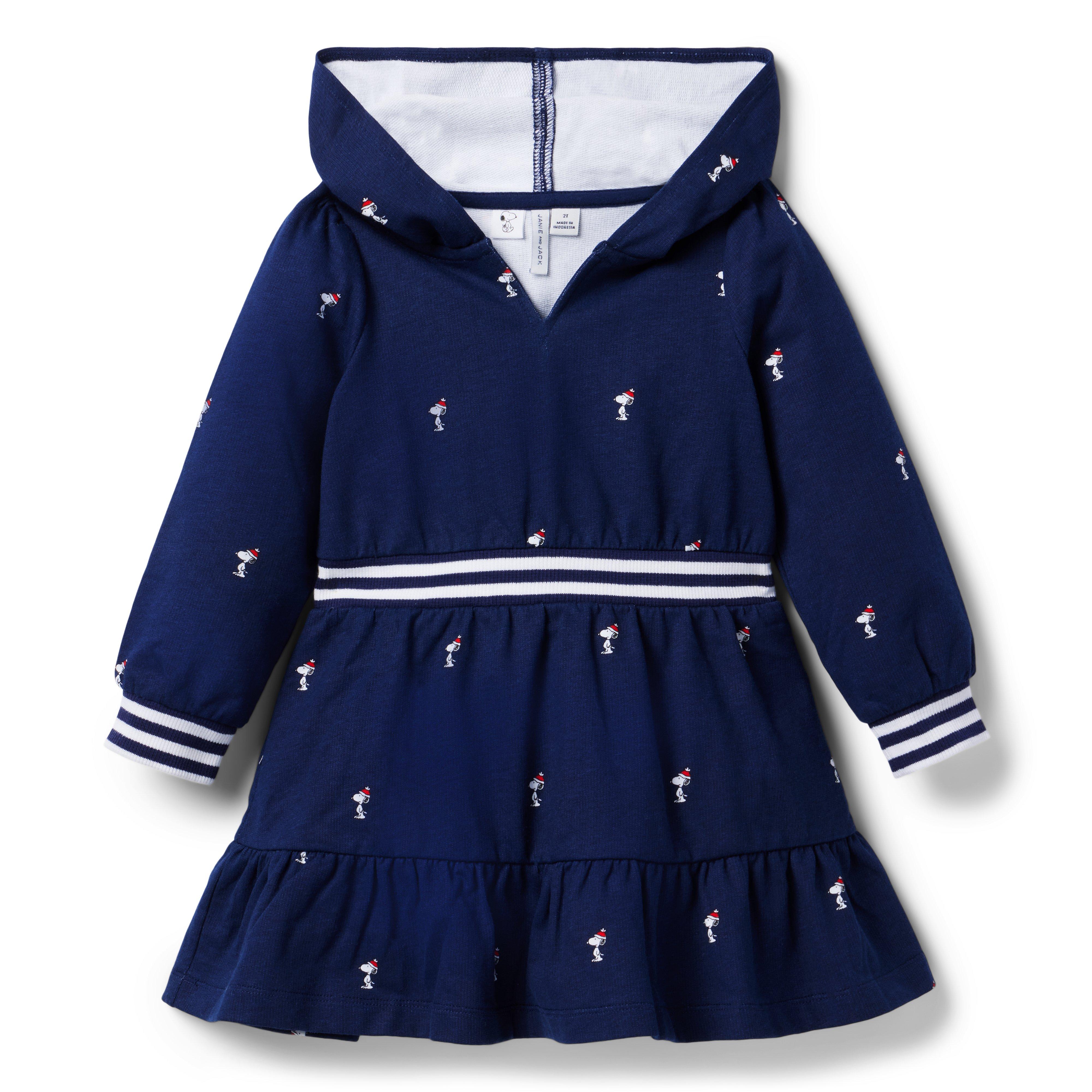 Janie and Jack PEANUTS? Snoopy Santa Hooded Dress