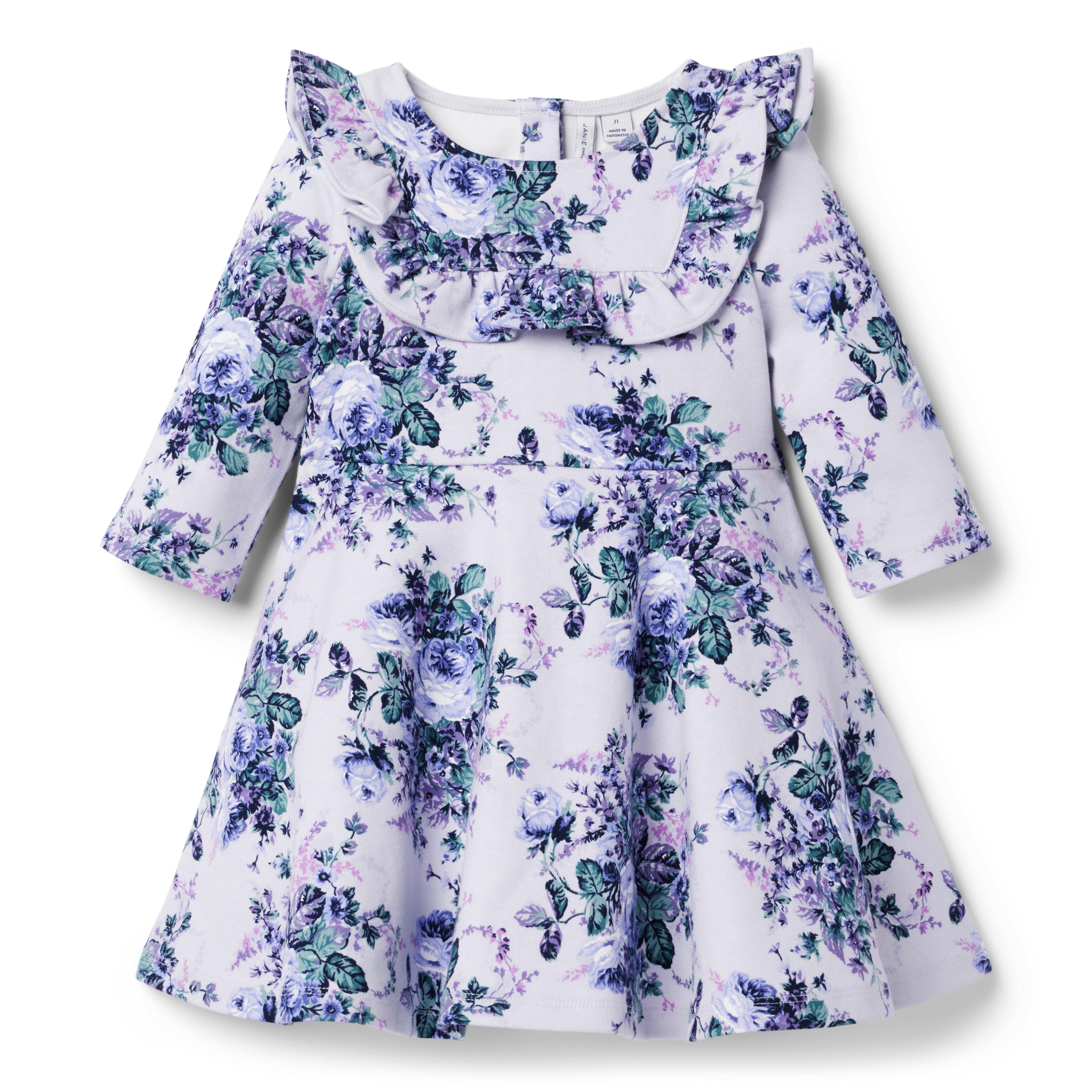 Janie and Jack Floral Ponte Dress