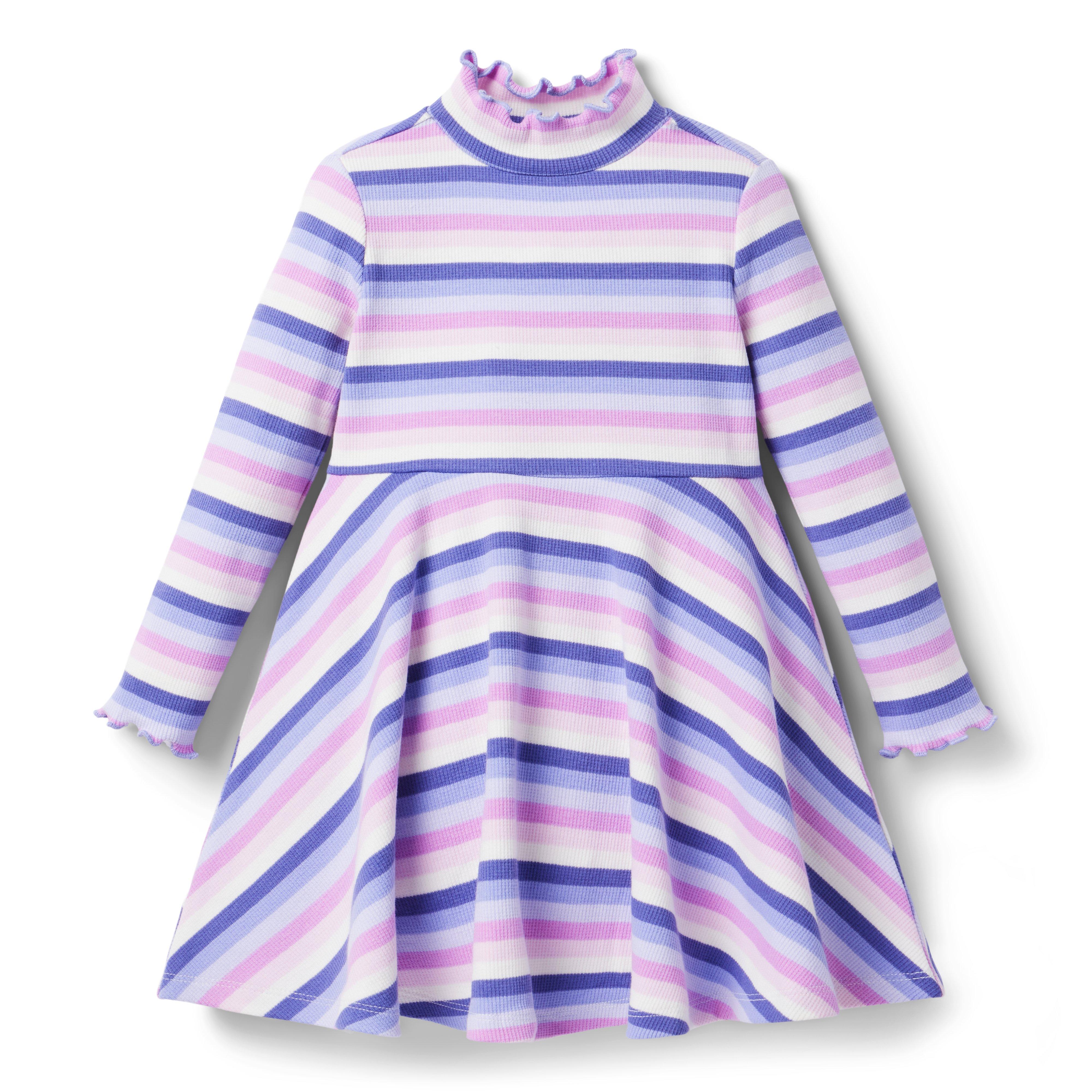 Janie and Jack Striped Ribbed Dress