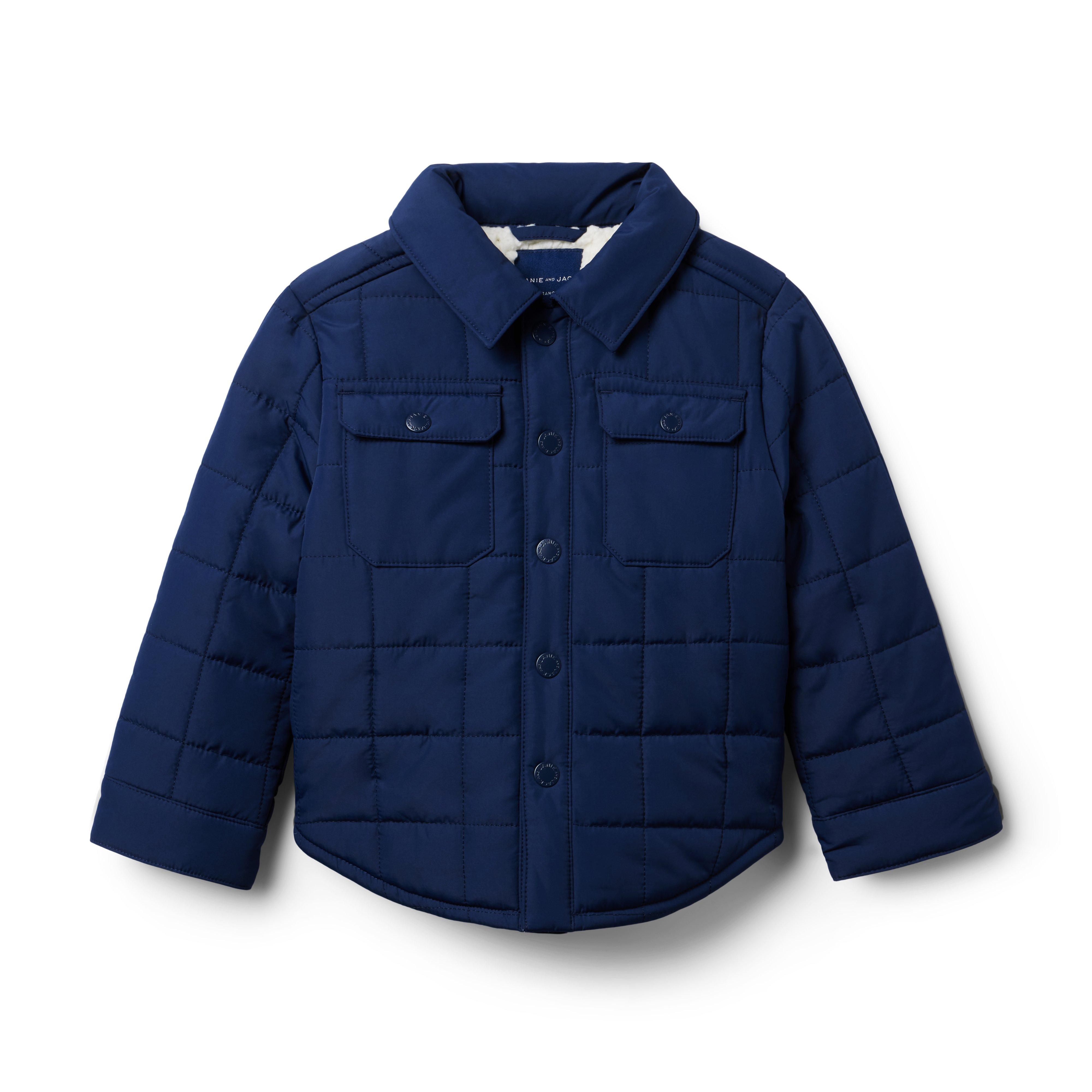 Janie and Jack Quilted Sherpa Lined Jacket