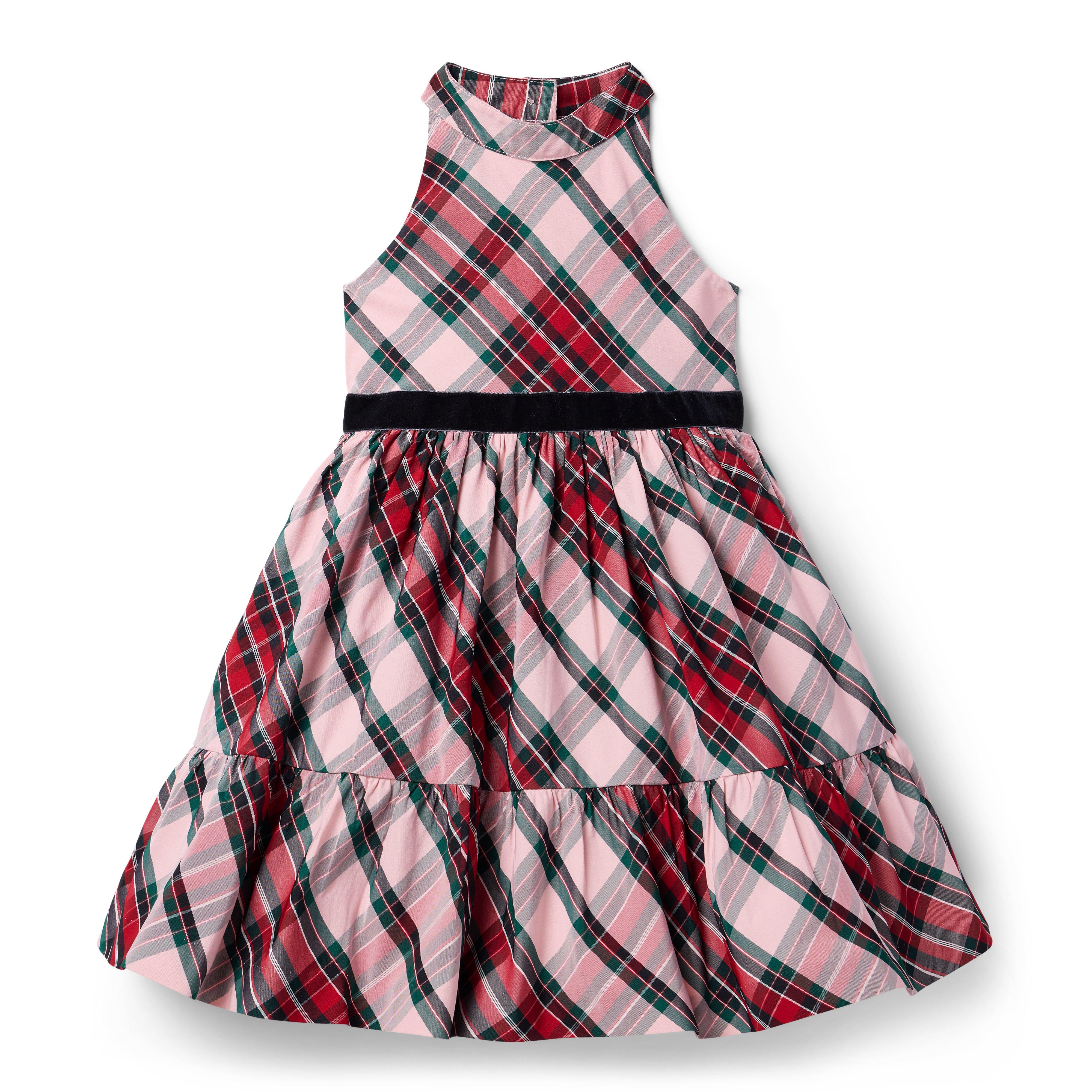 Janie and Jack American Girl? x Janie and Jack Holiday Plaid Dress