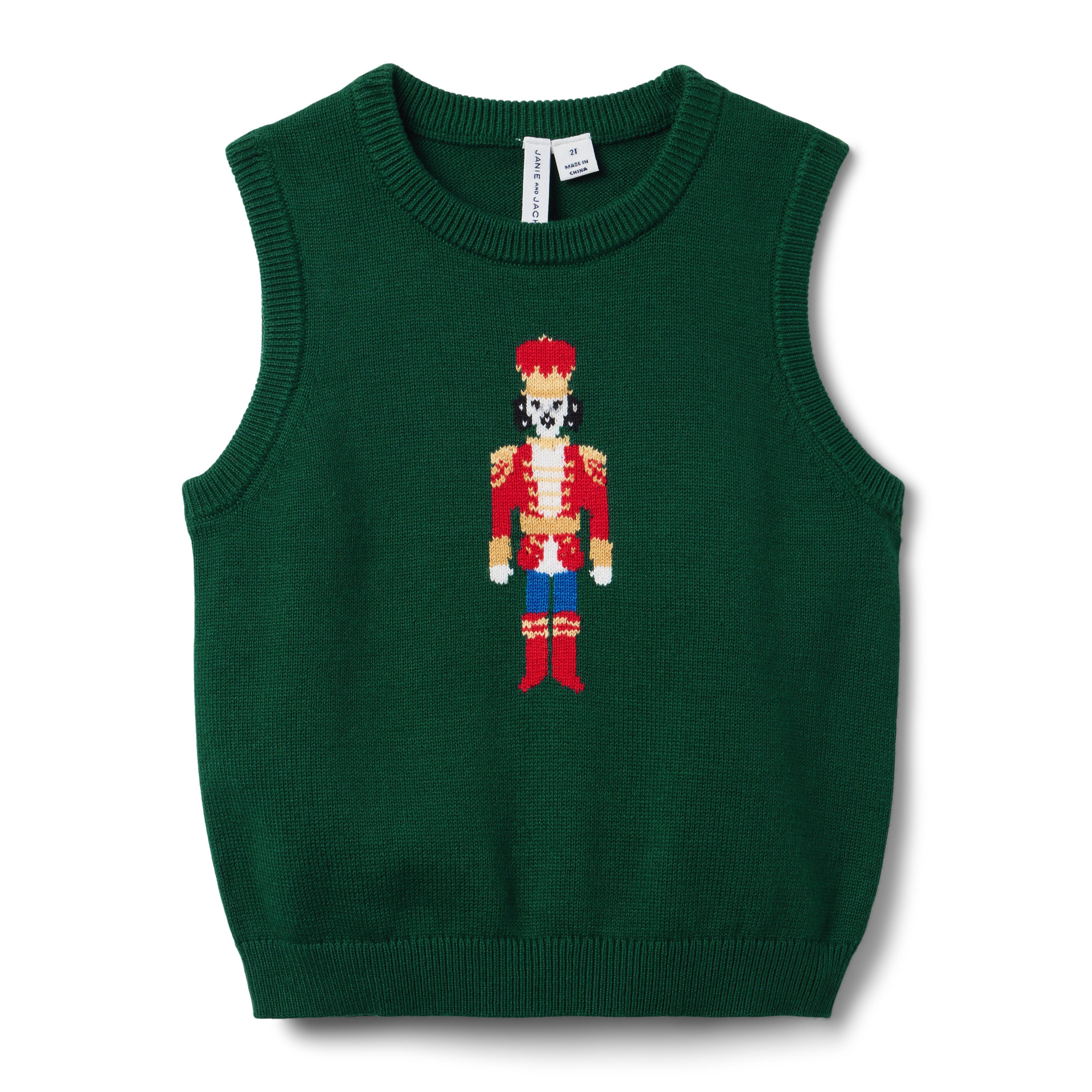 Janie and Jack Nutcracker Dog Sweater Vest