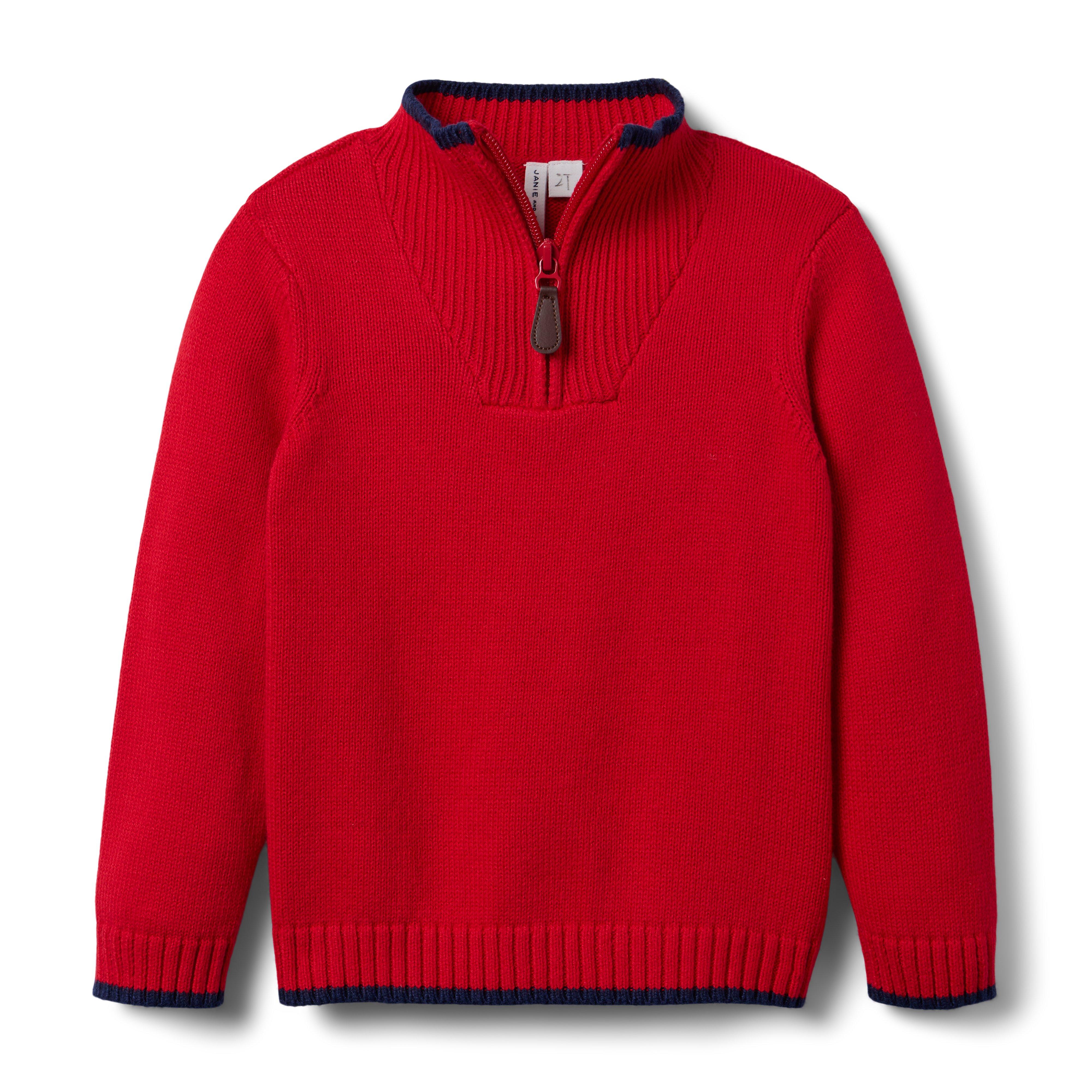 Janie and Jack The Half-Zip Sweater