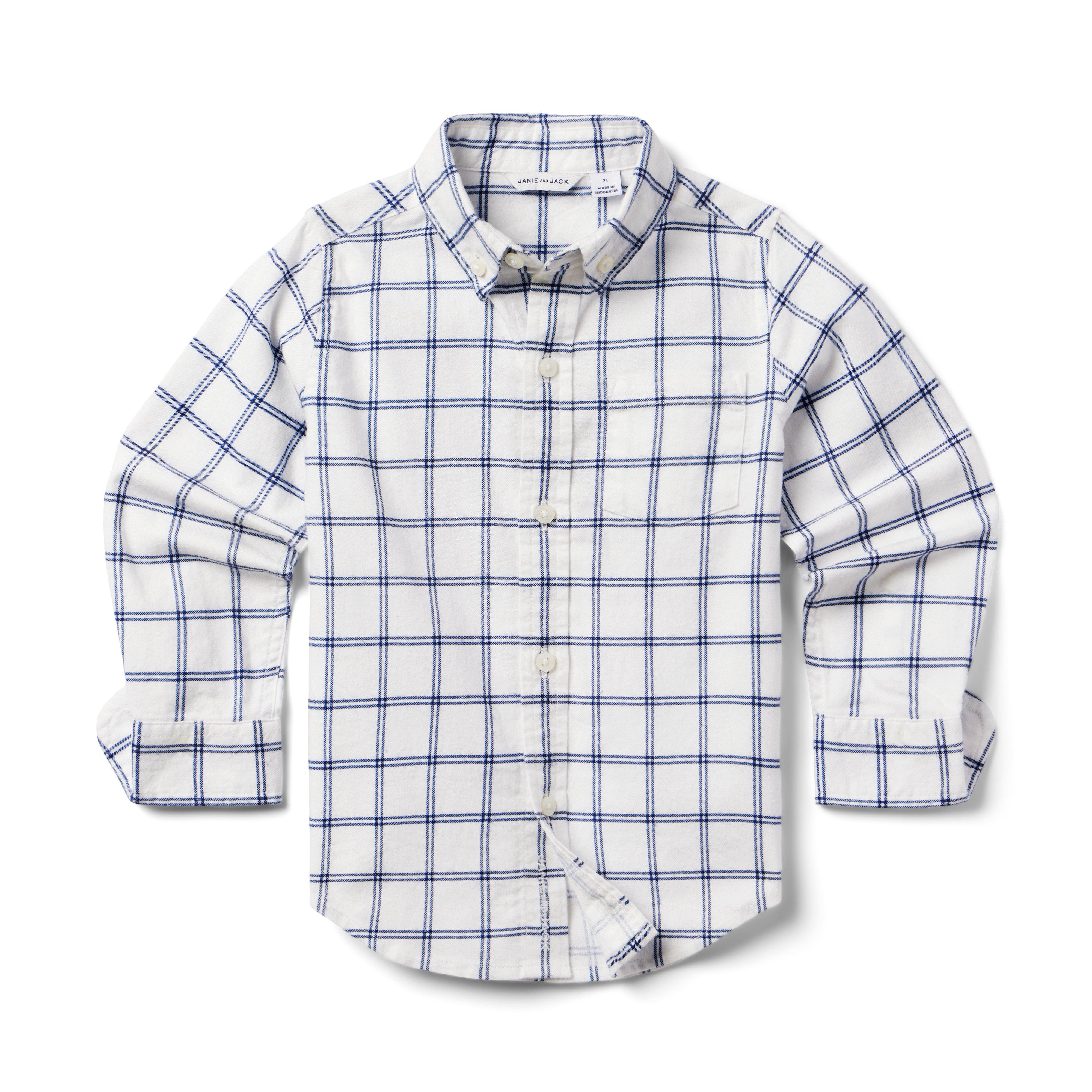 Janie and Jack Tattersall Flannel Shirt