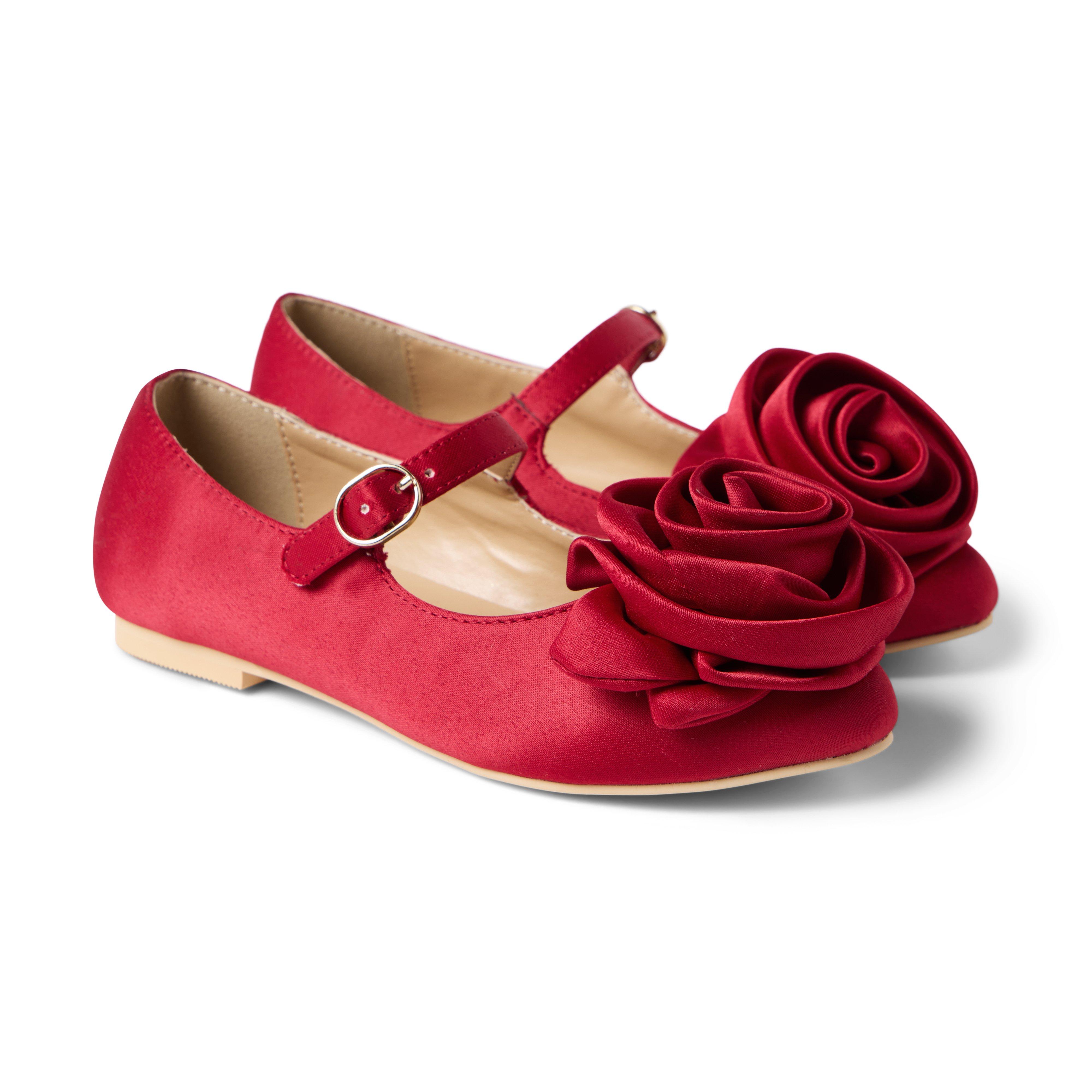 Janie and Jack Satin Rosette Ballet Flat