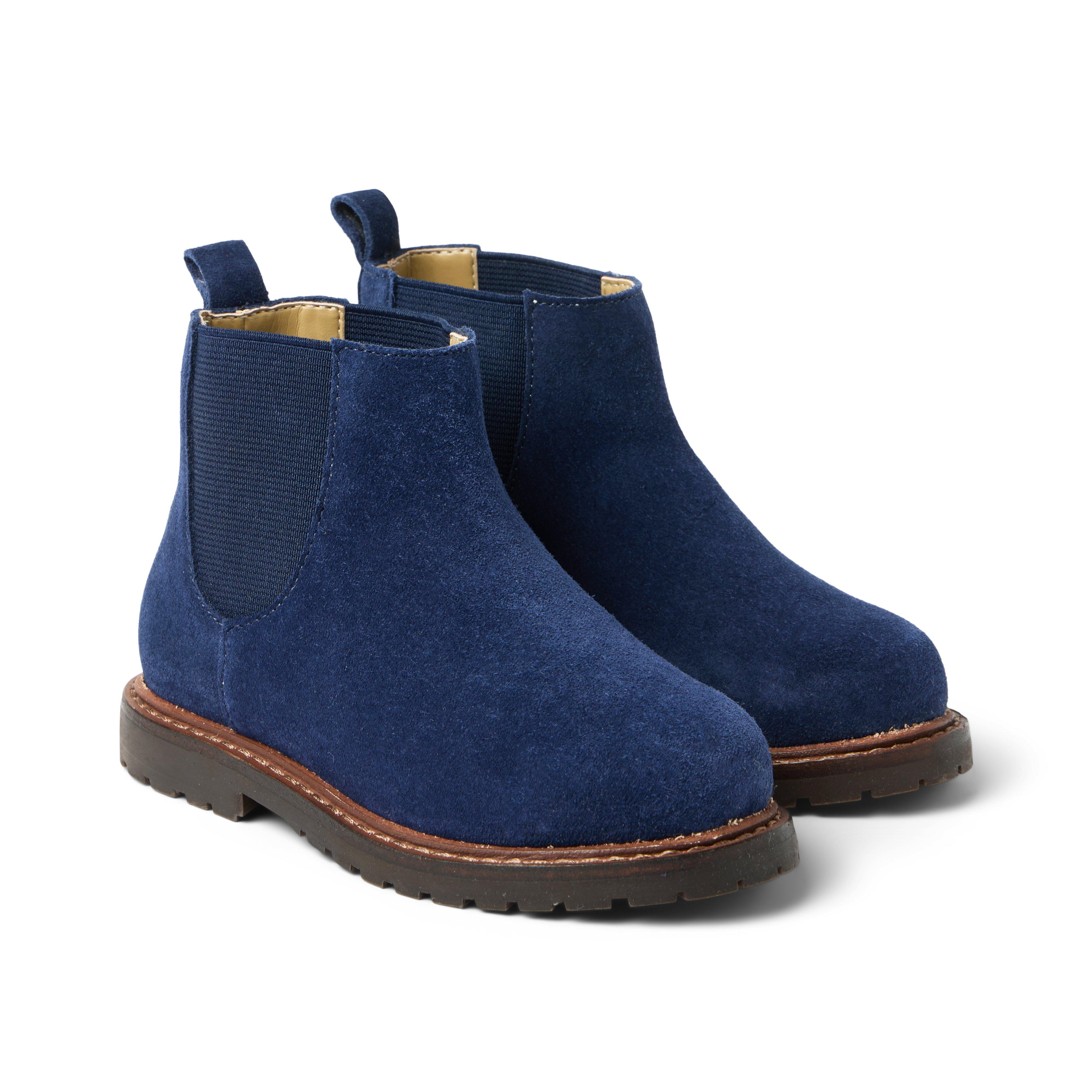 Janie and Jack The Suede Chelsea Boot