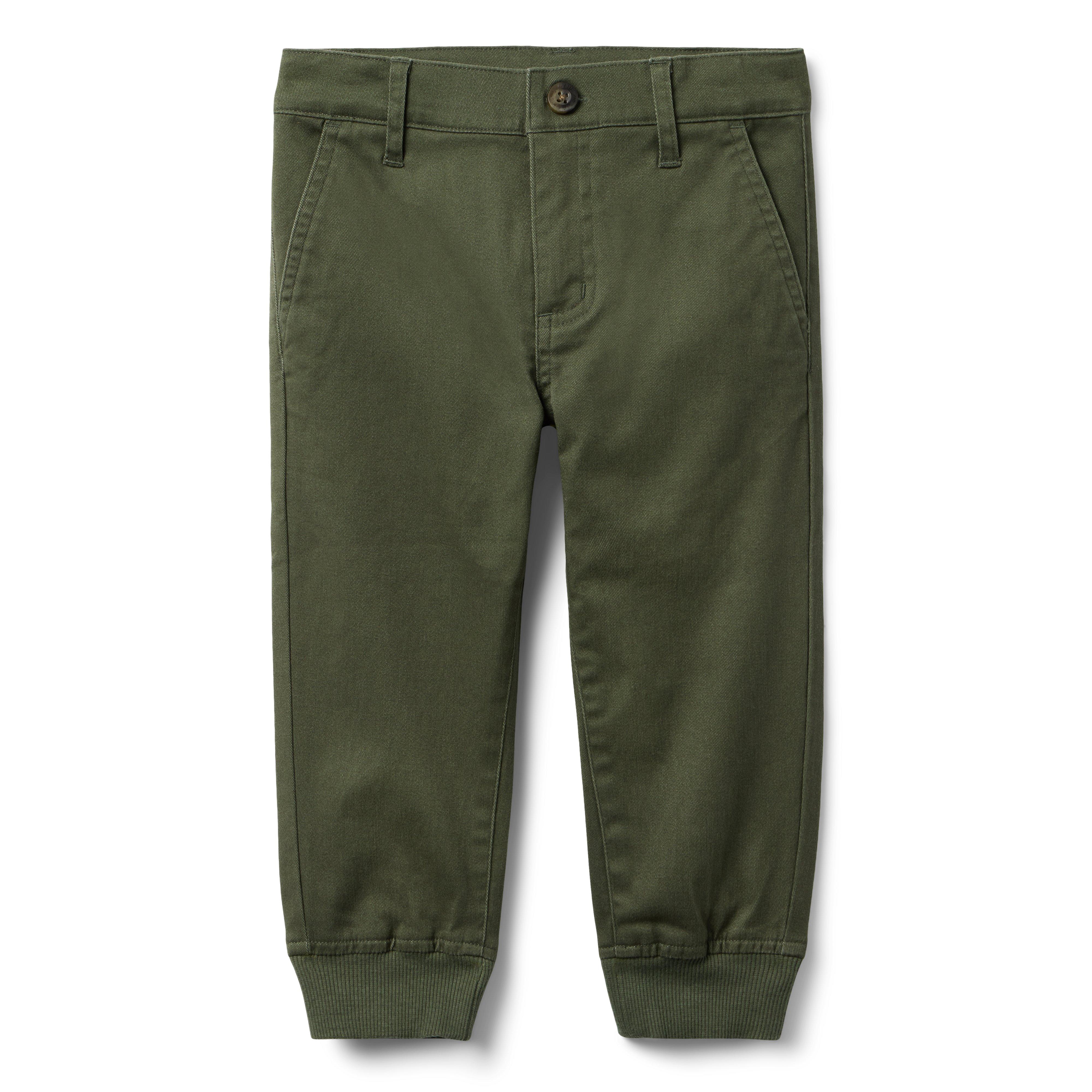 Janie and Jack The Button Twill Jogger