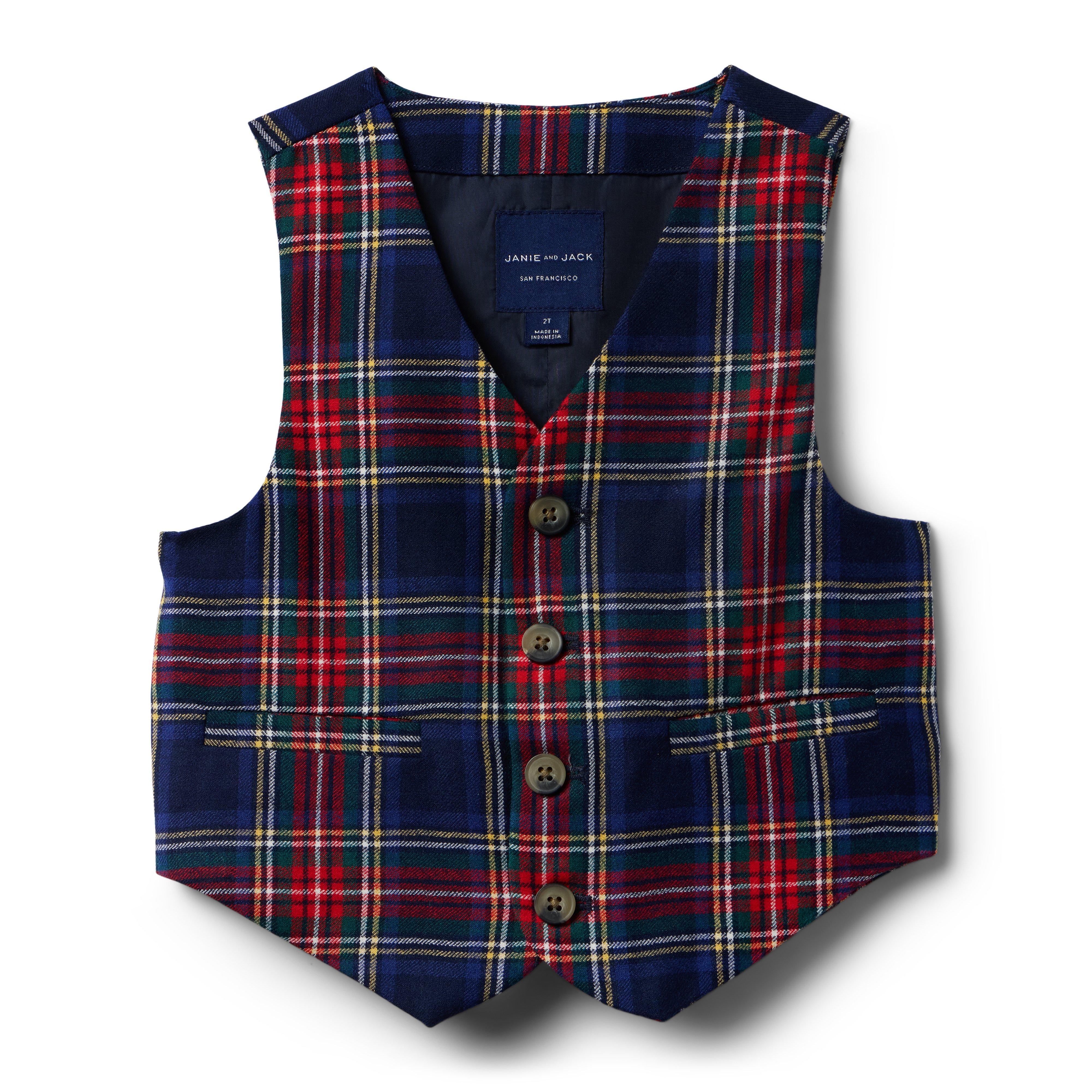 Janie and Jack The Tartan Vest
