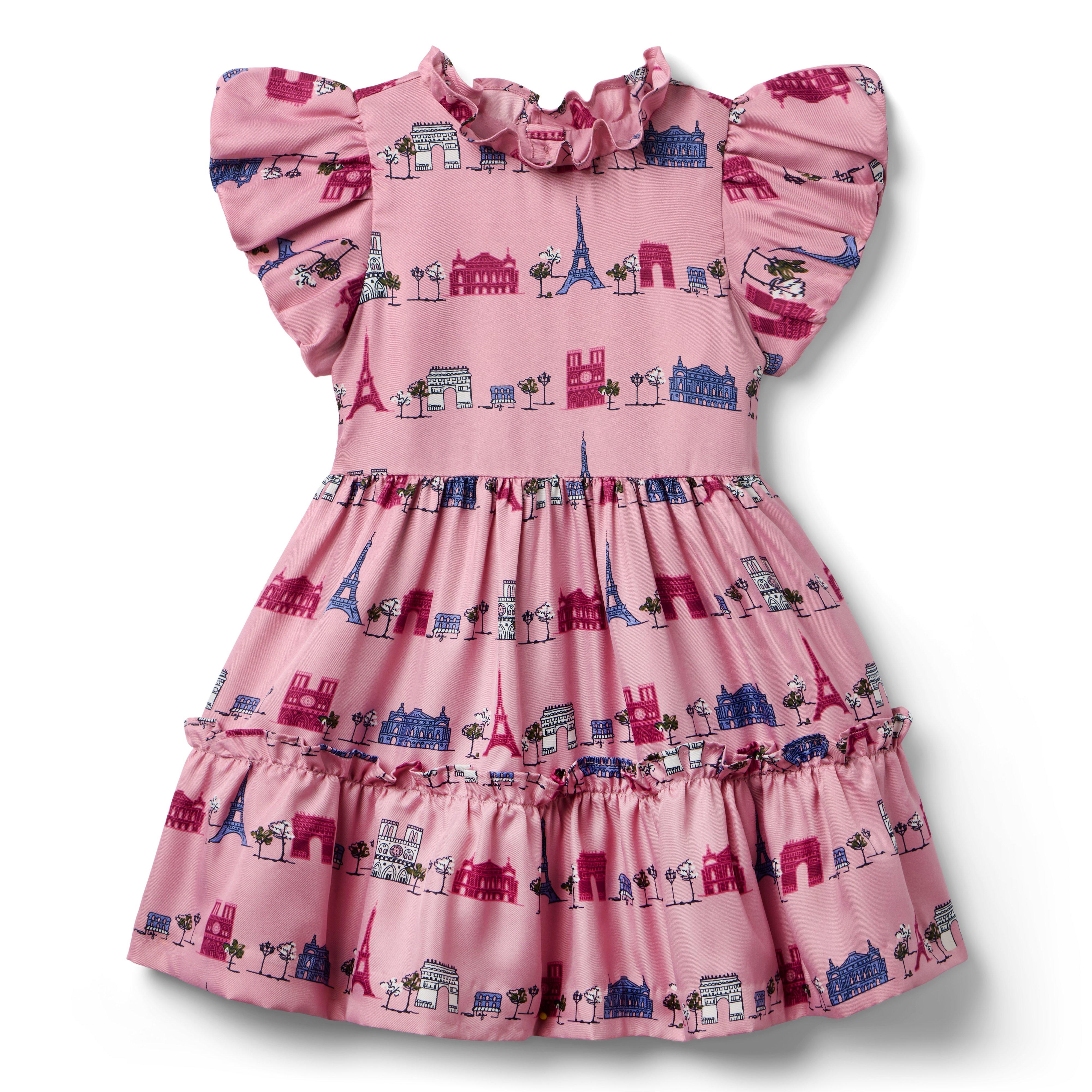 Janie and Jack Paris Ruffle Dress