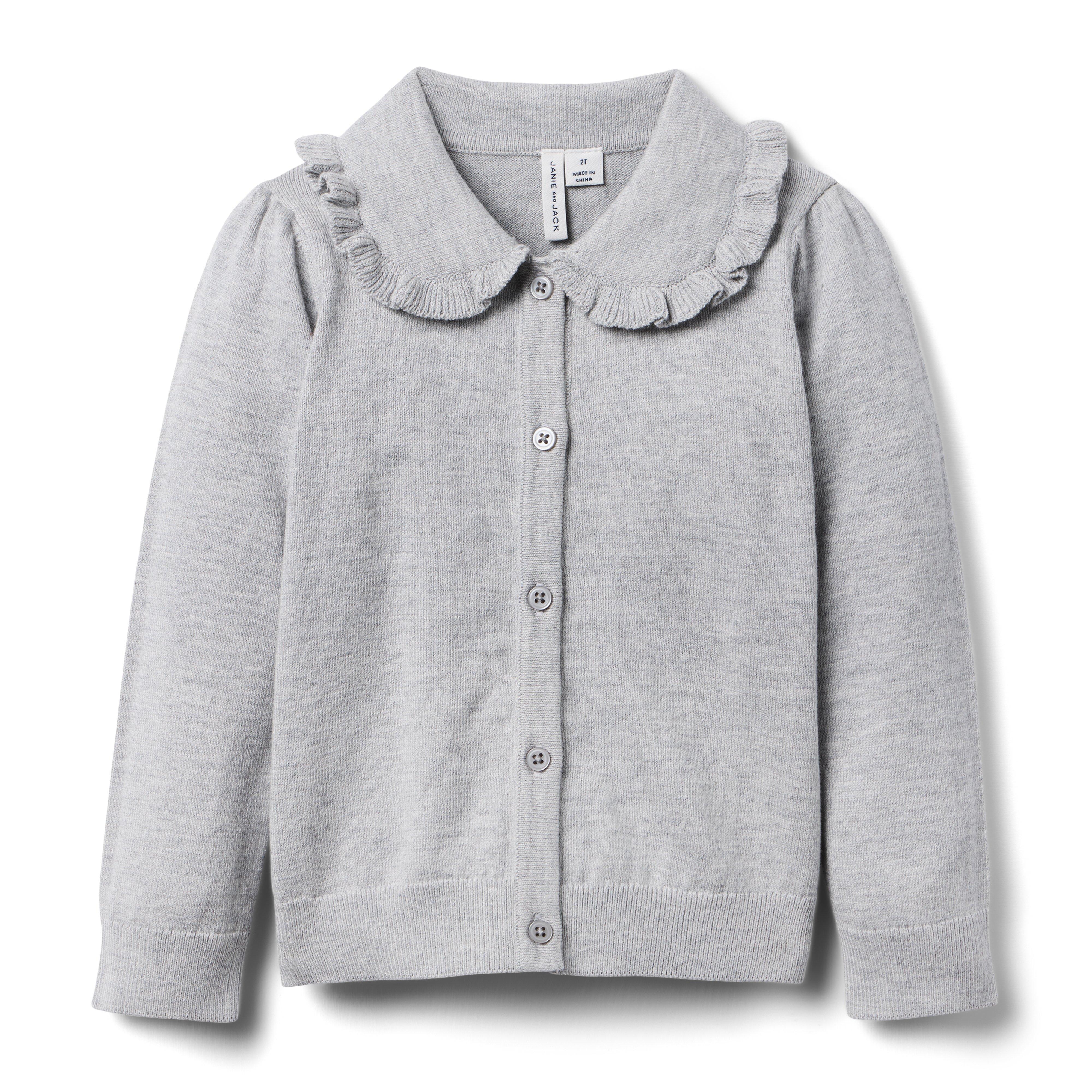 Janie and Jack Ruffle Collar Cardigan