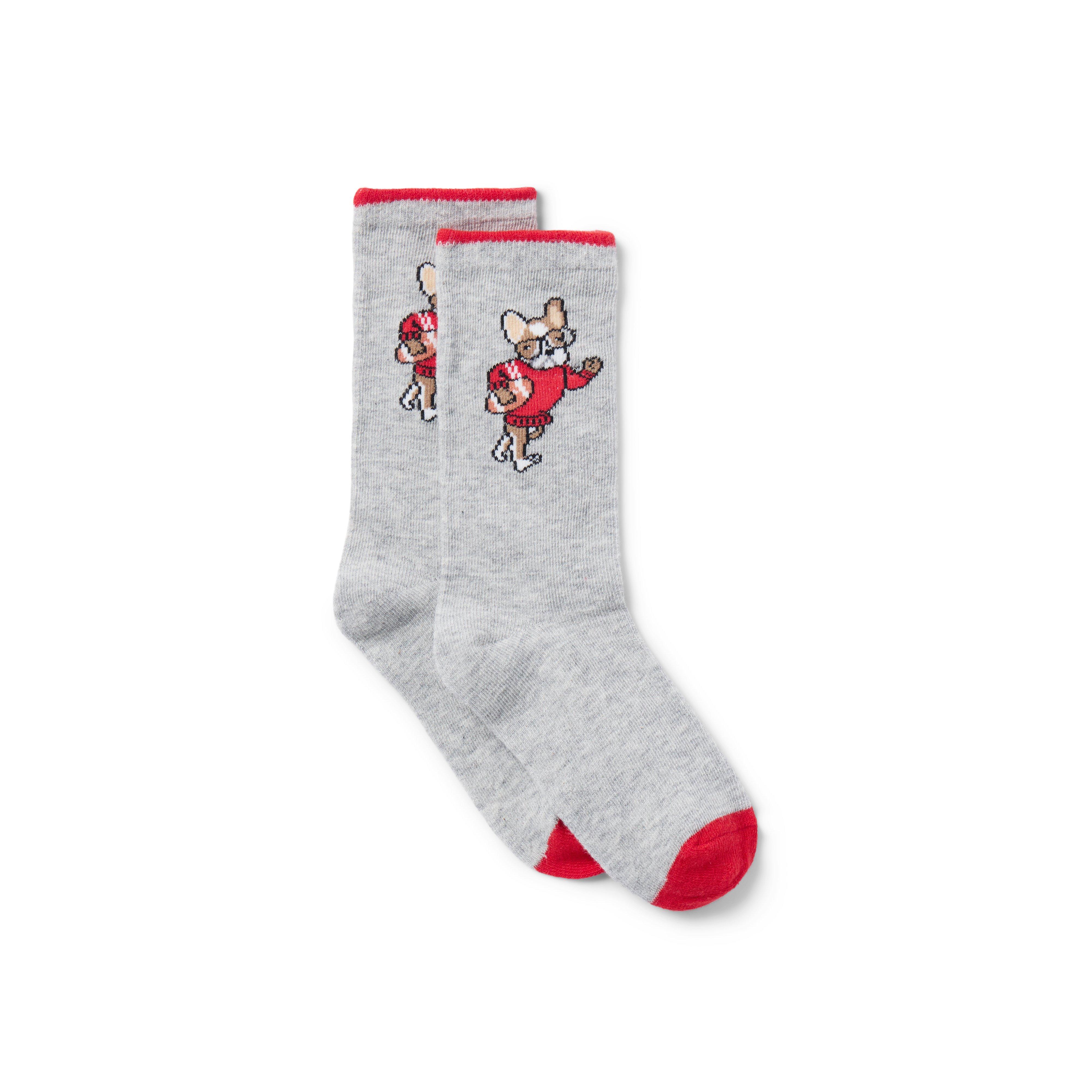 Janie and Jack French Bulldog Sock