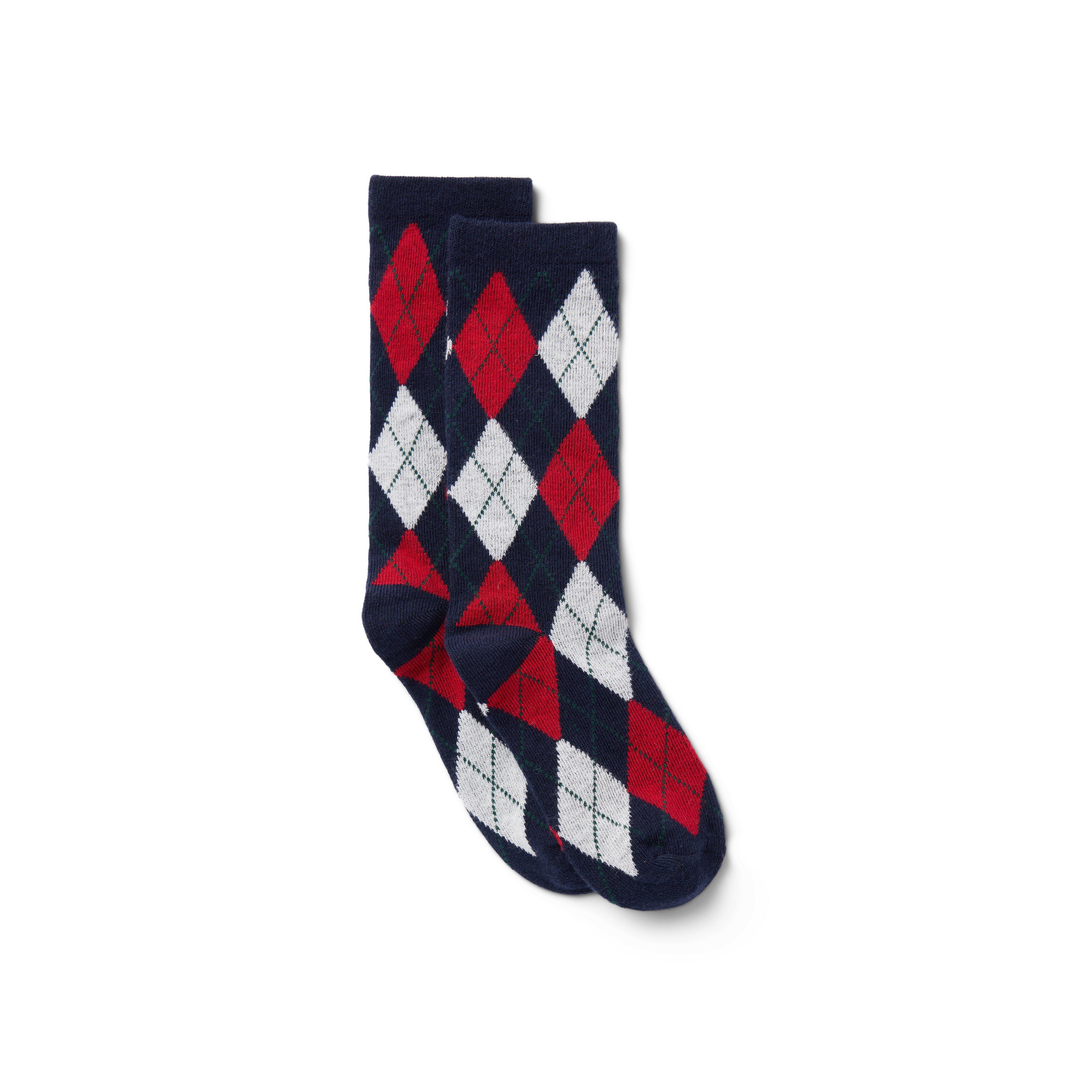 Janie and Jack Argyle Sock