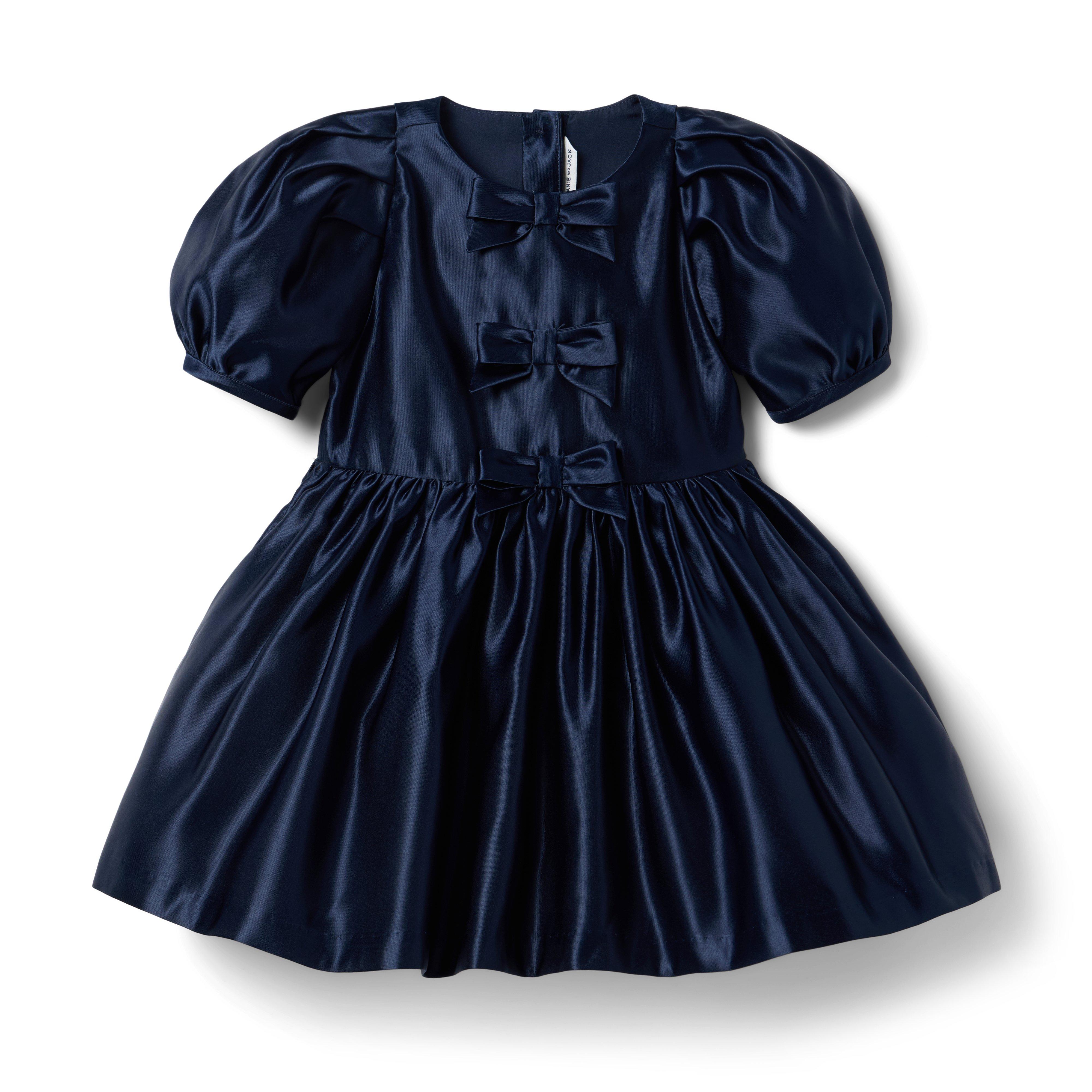 Janie and Jack The Satin Bow Dress
