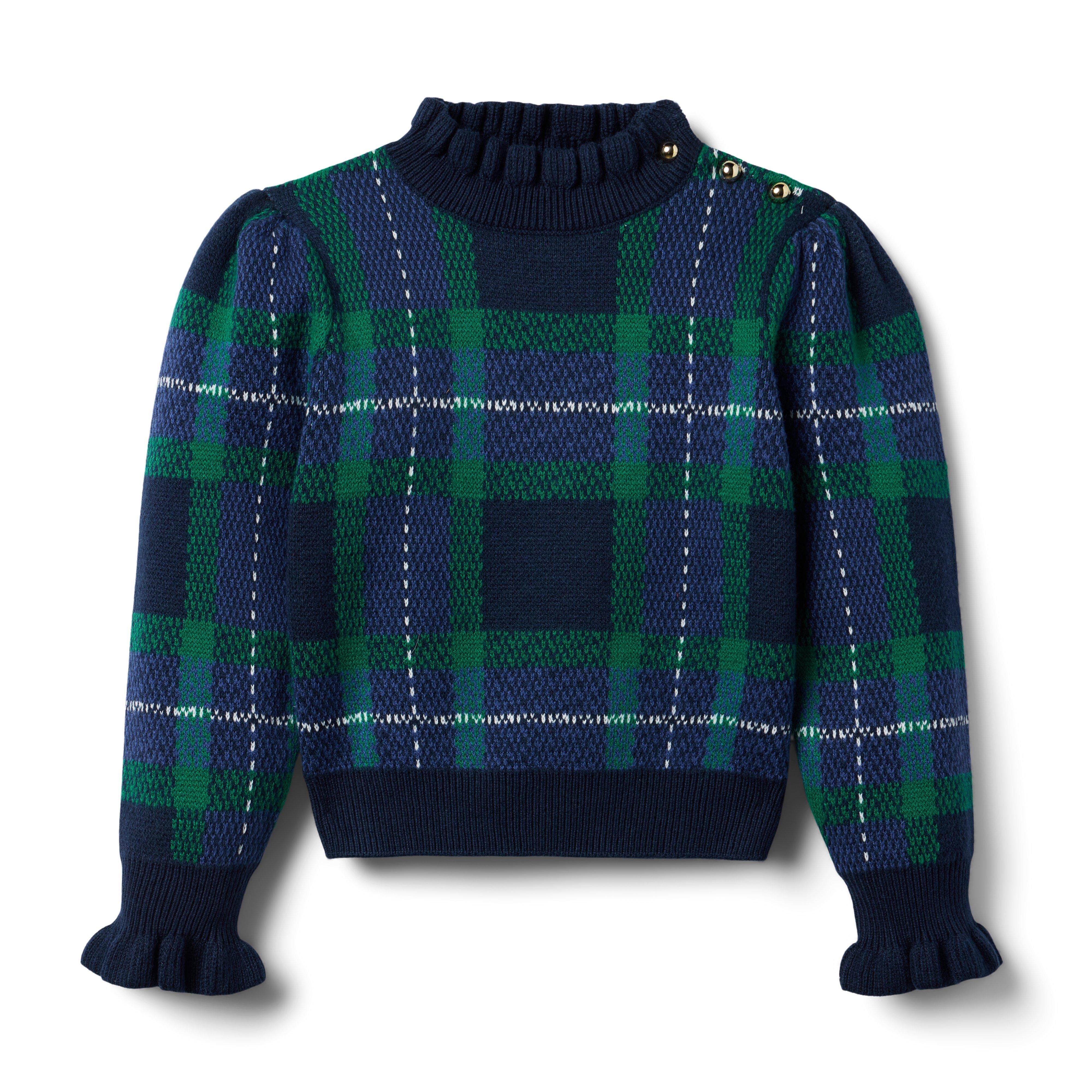 Janie and Jack The Tartan Sweater