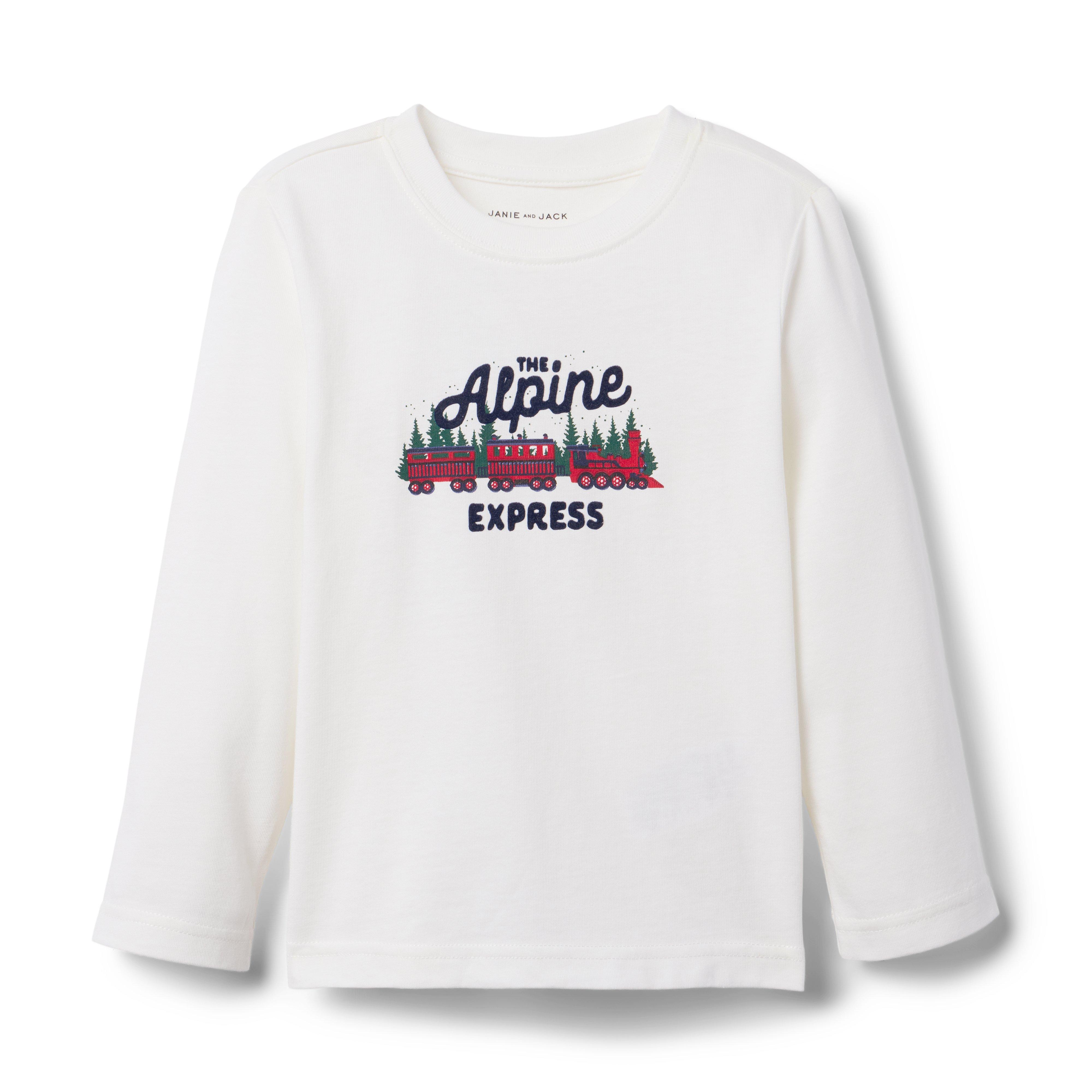Janie and Jack Alpine Train Tee