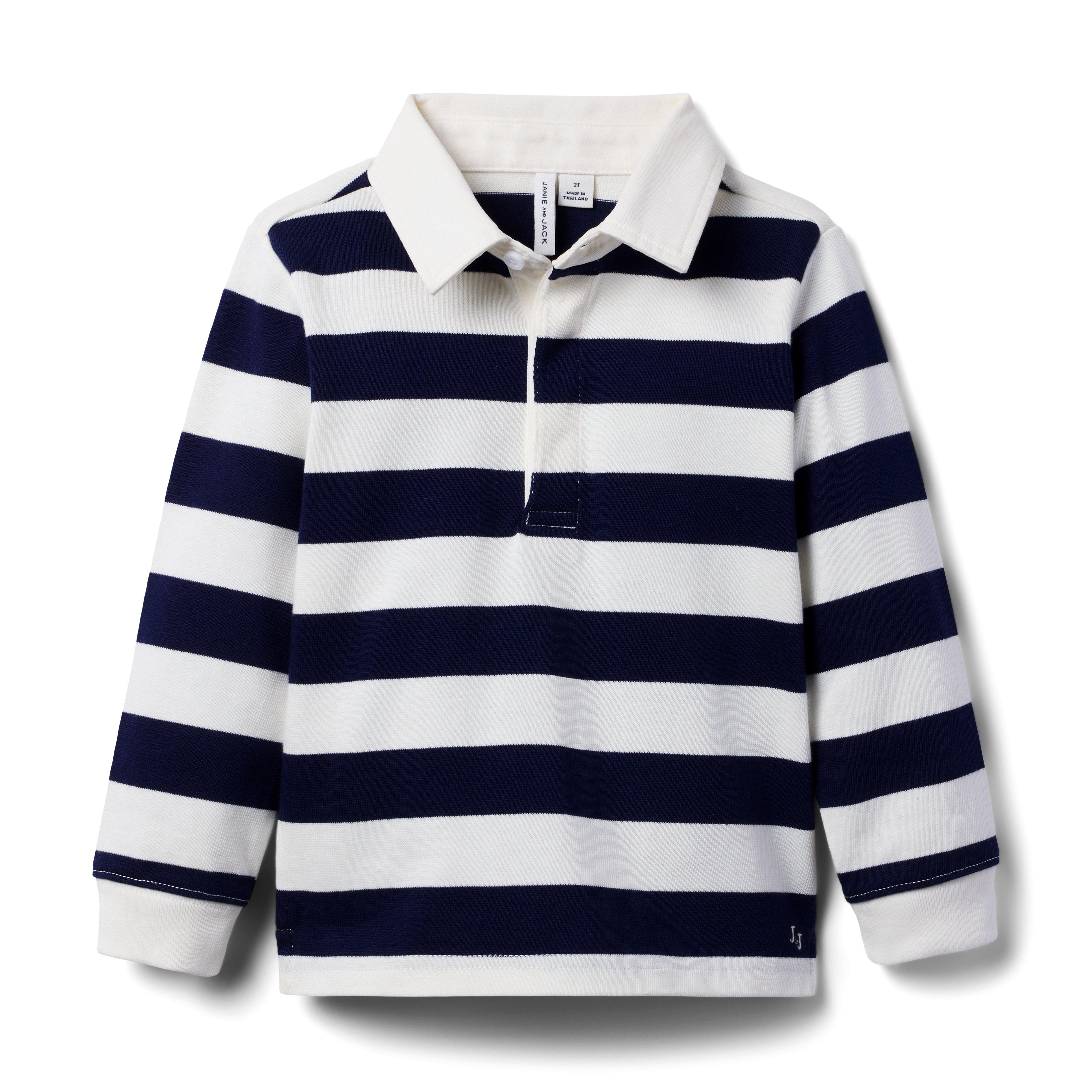 Janie and Jack Striped Rugby Shirt
