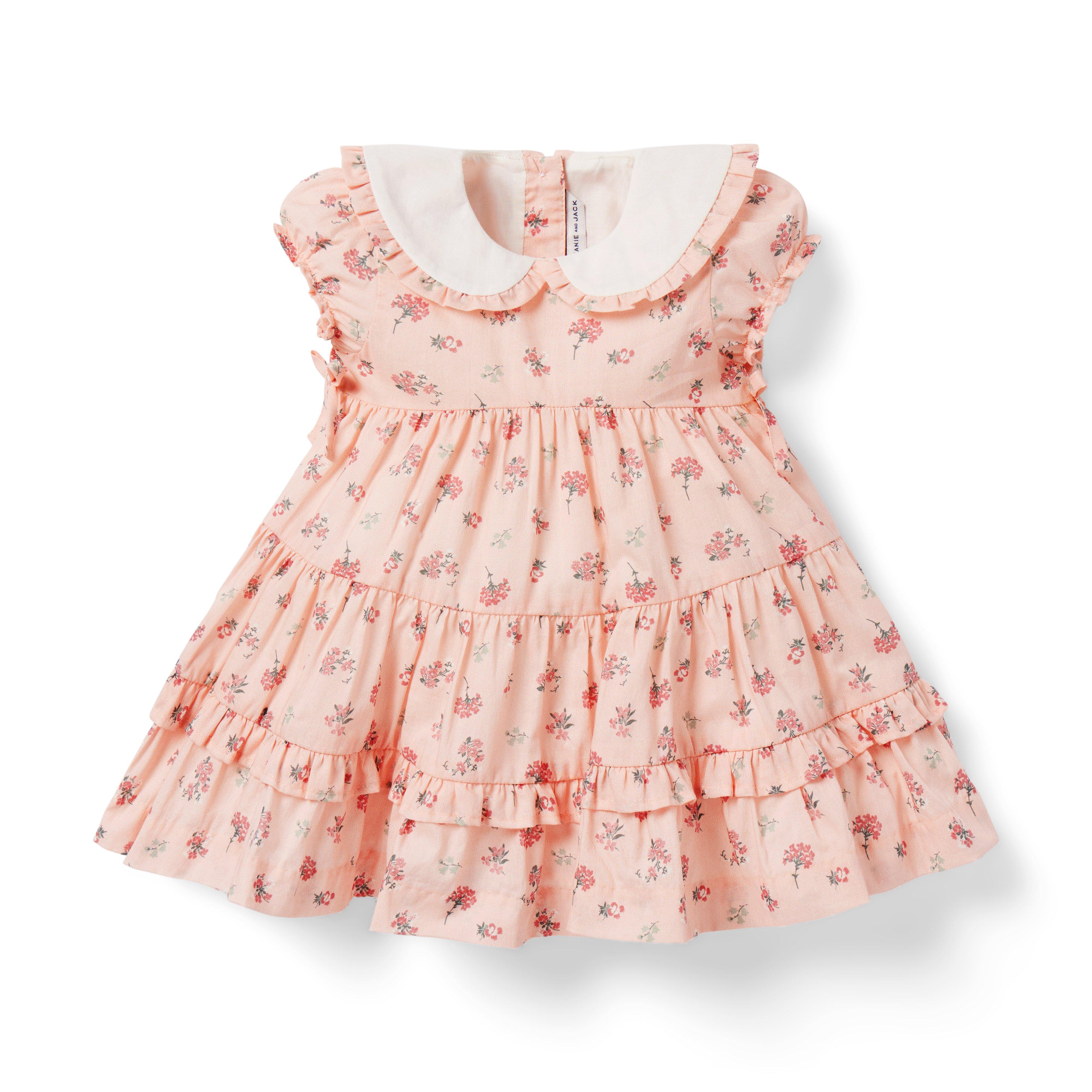 Janie and Jack Baby Ditsy Floral Collared Dress
