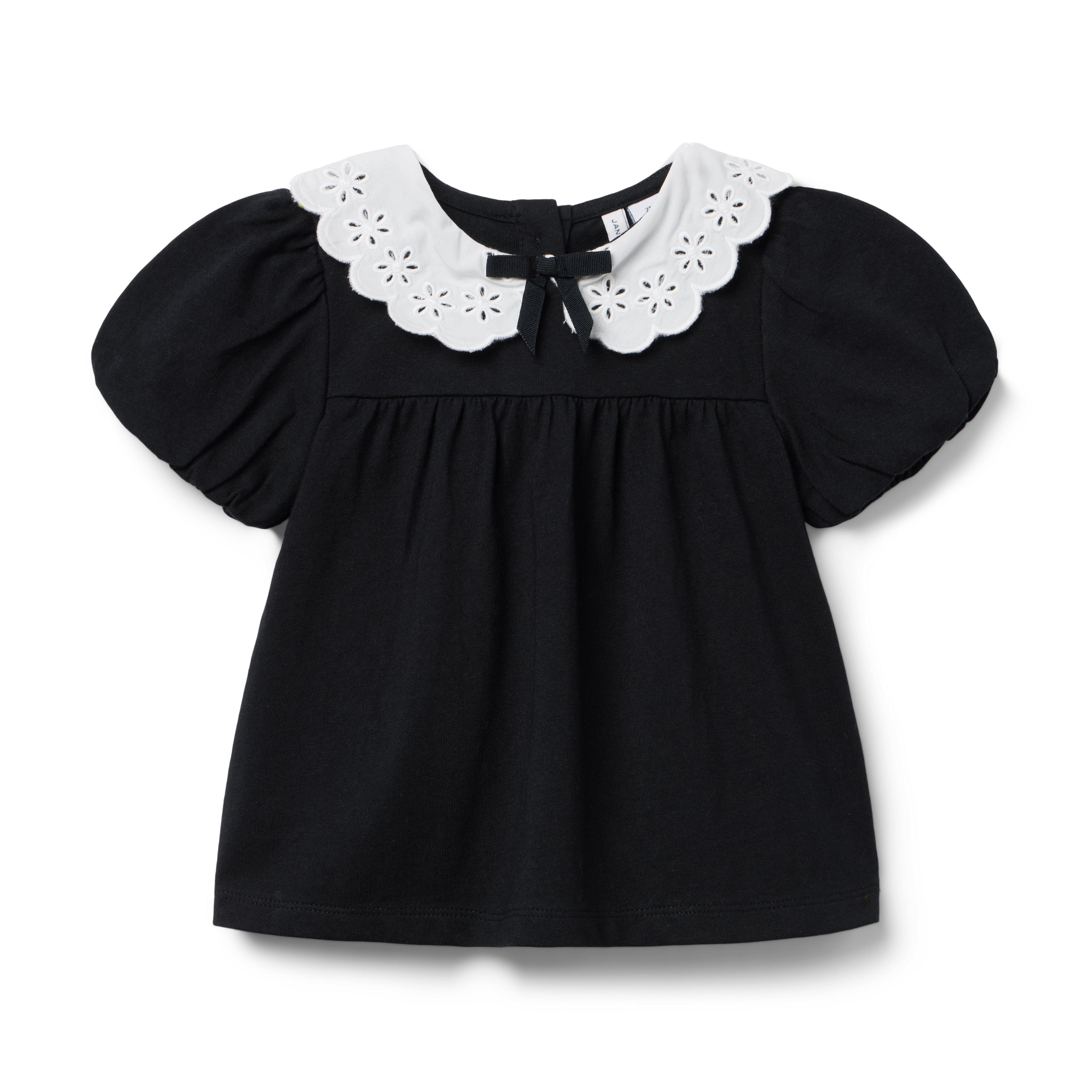 Janie and Jack Embroidered Collar Top