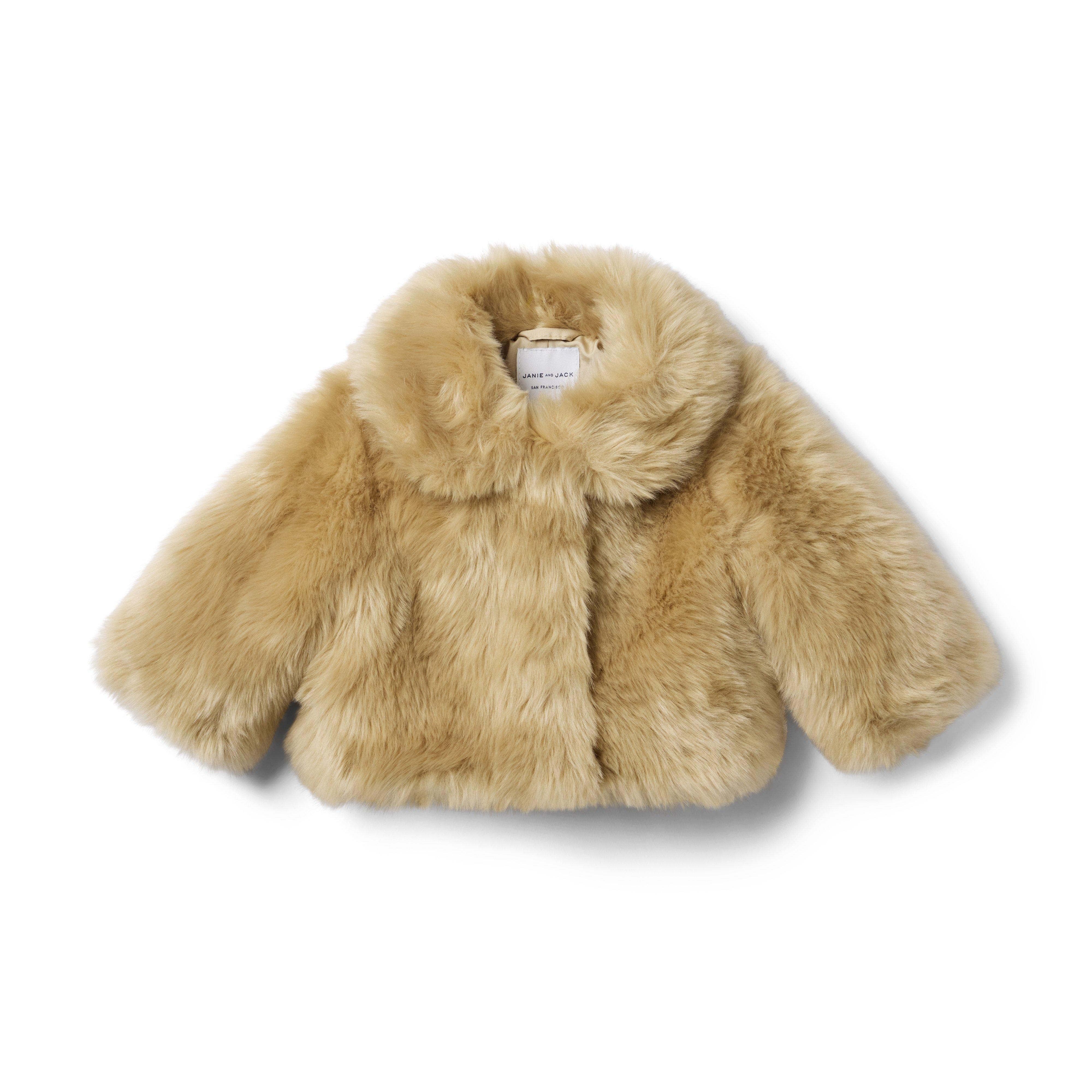 Janie and Jack The Festive Faux Fur Jacket