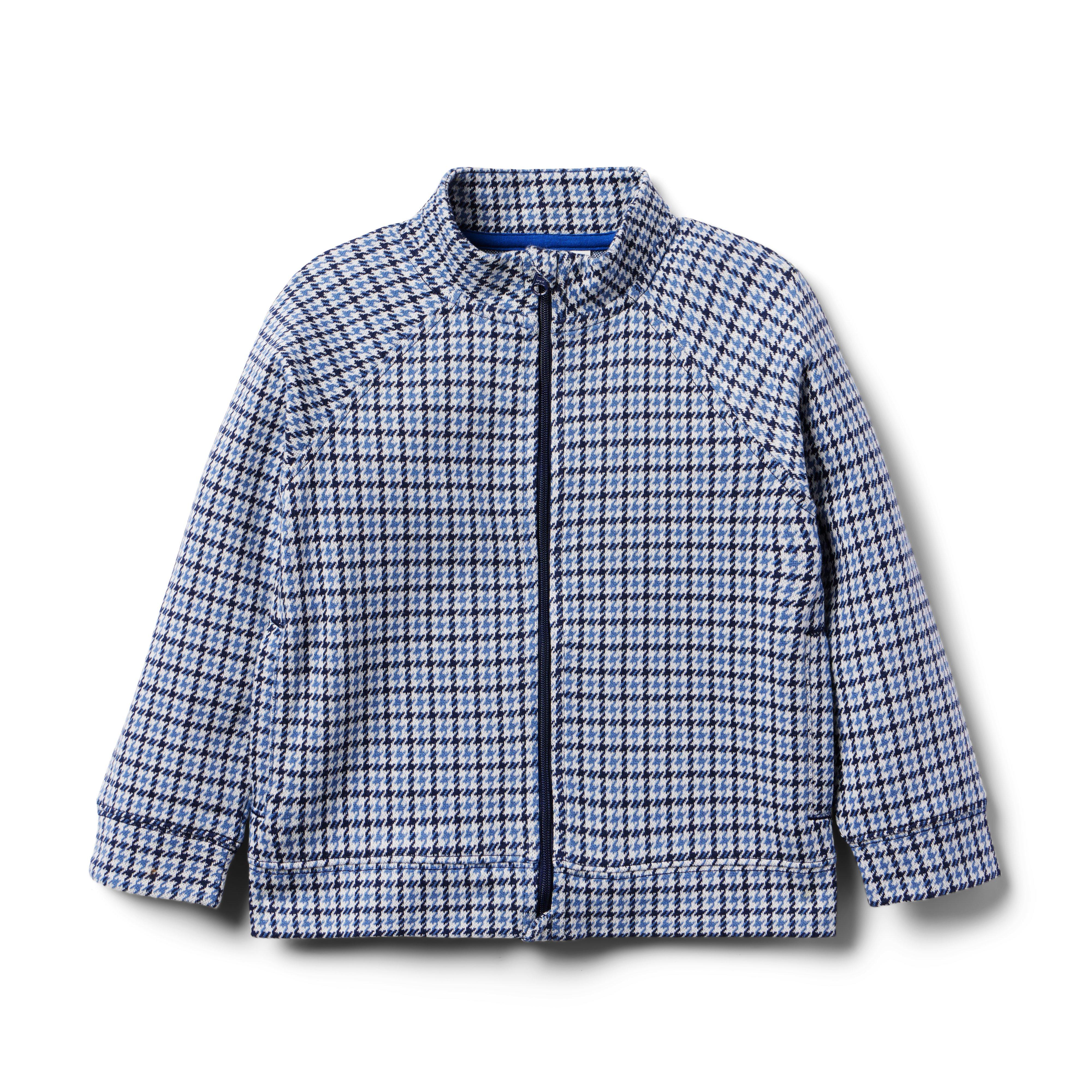 Janie and Jack Houndstooth Jacquard Jacket