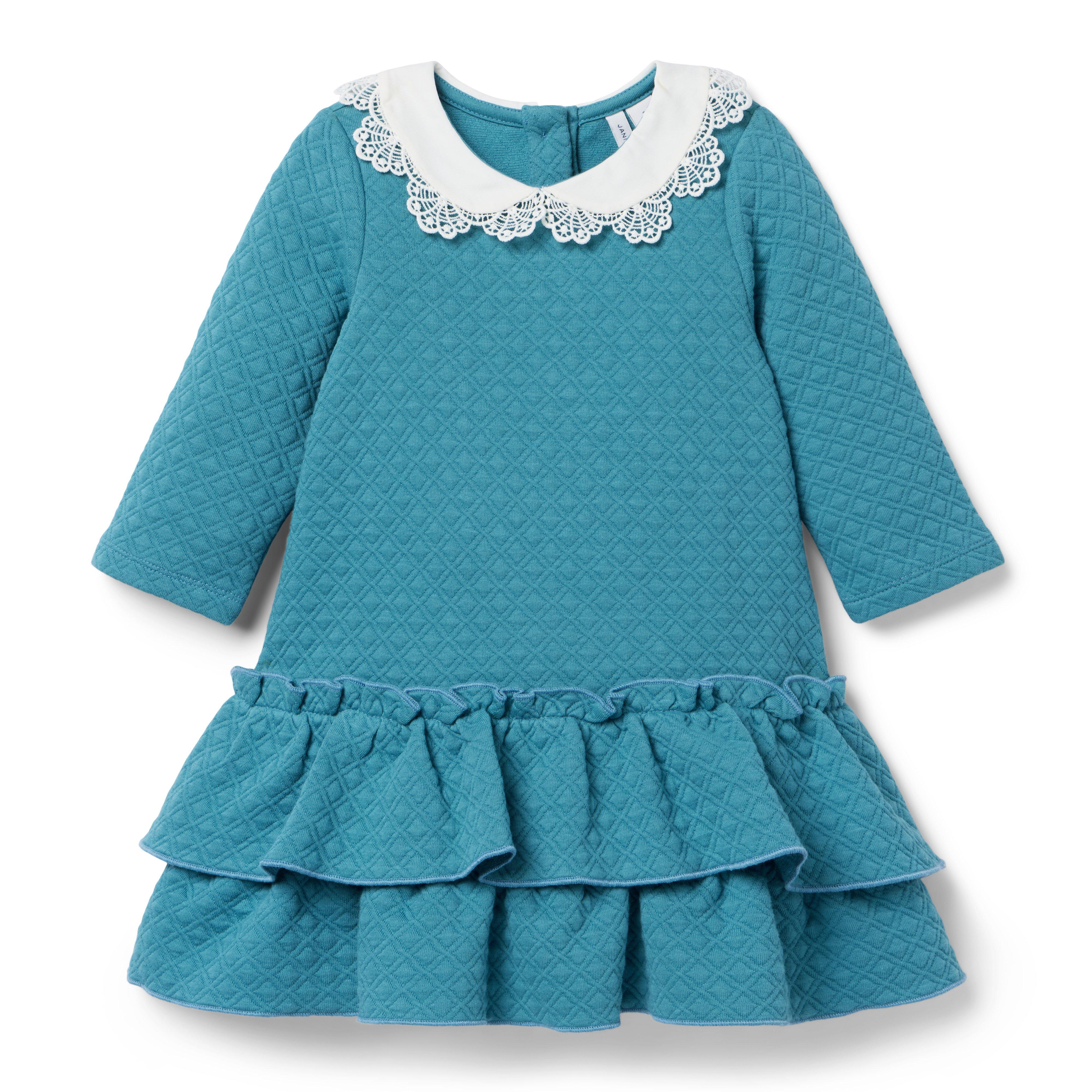 Janie and Jack Quilted Collared Dress