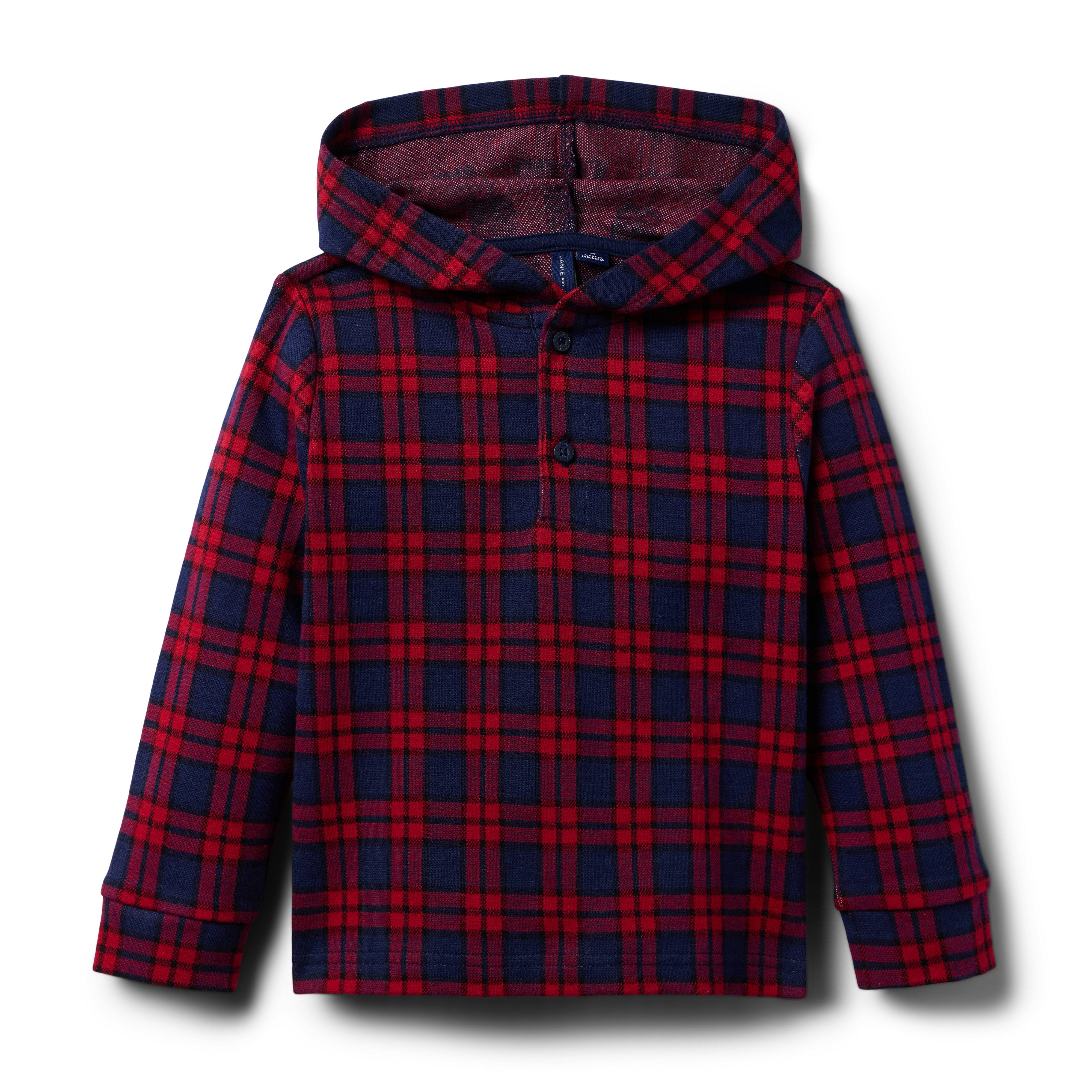 Janie and Jack The Tartan Hooded Sweatshirt