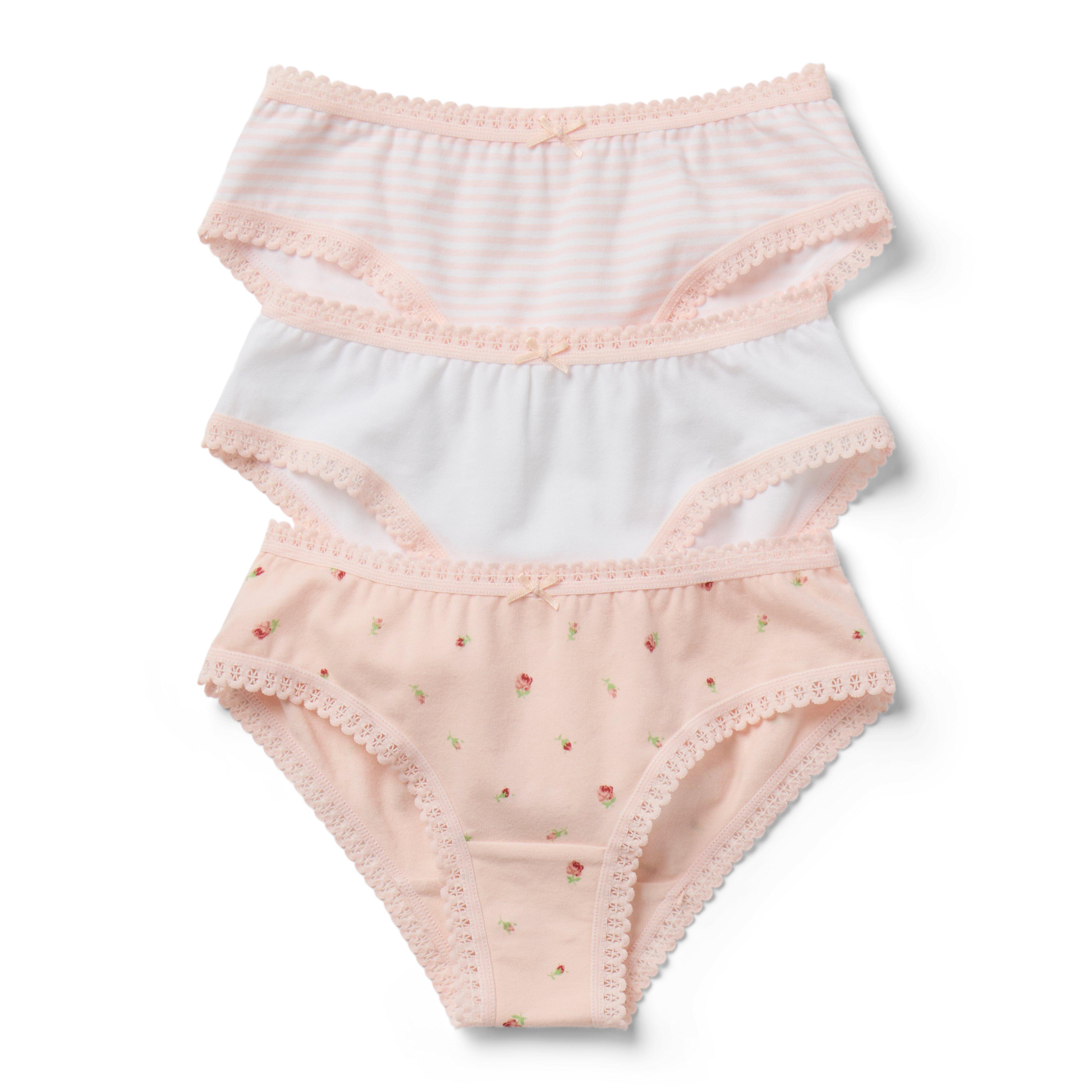 Janie and Jack Underwear Set Girls 3-Pack