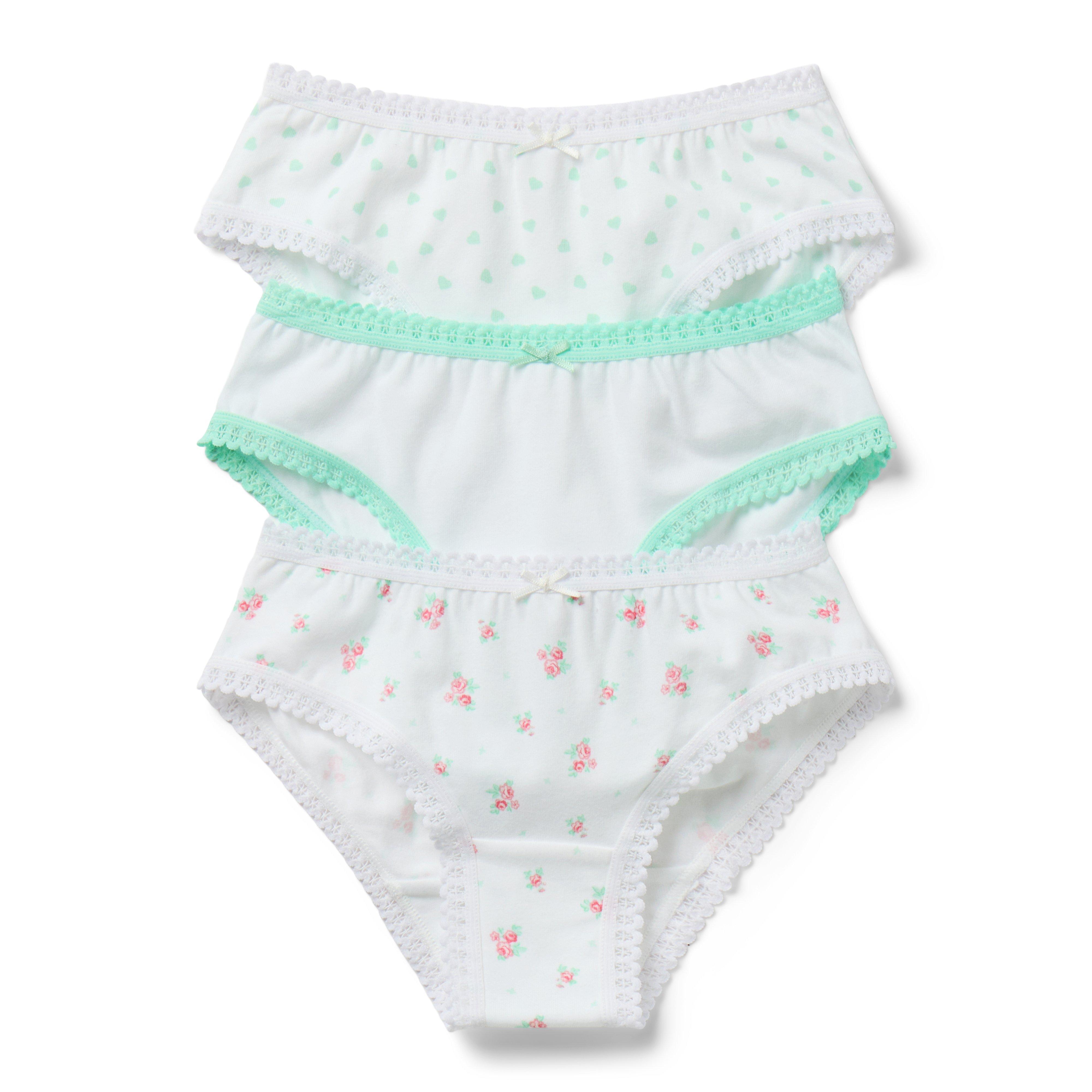 Janie and Jack Underwear Set Girls 3-Pack