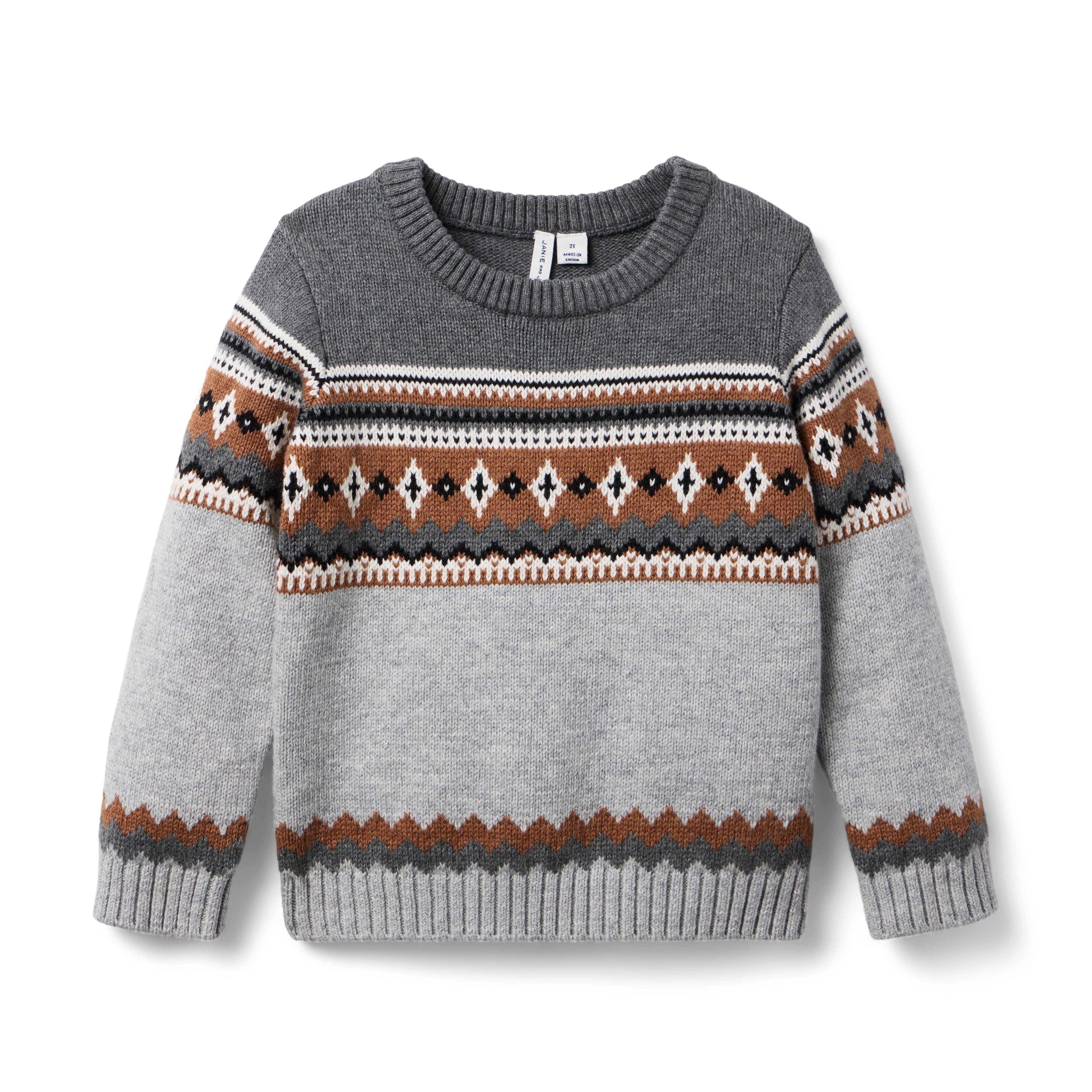 Janie and Jack Fair Isle Sweater