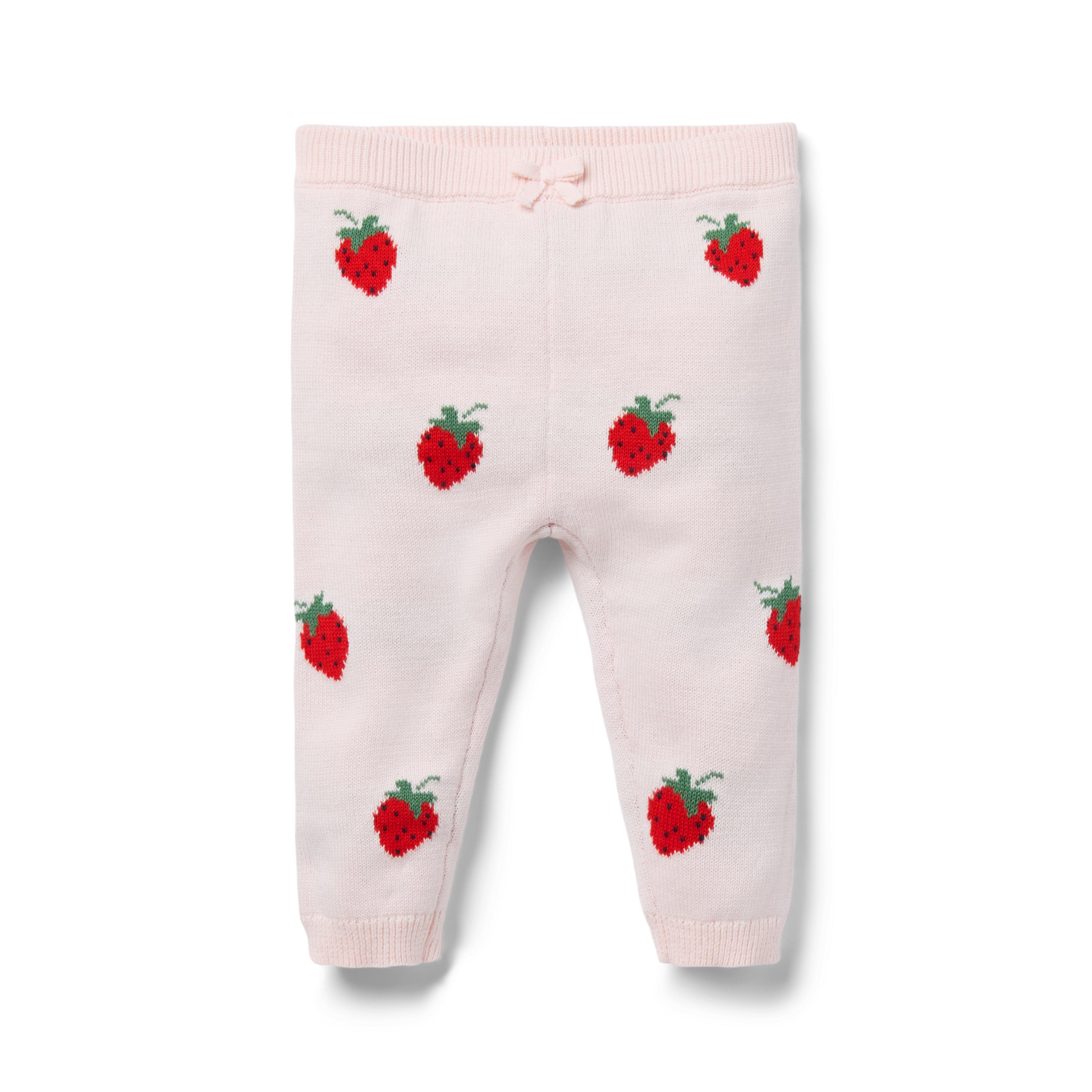 Janie and Jack Baby Strawberry Sweater Pant