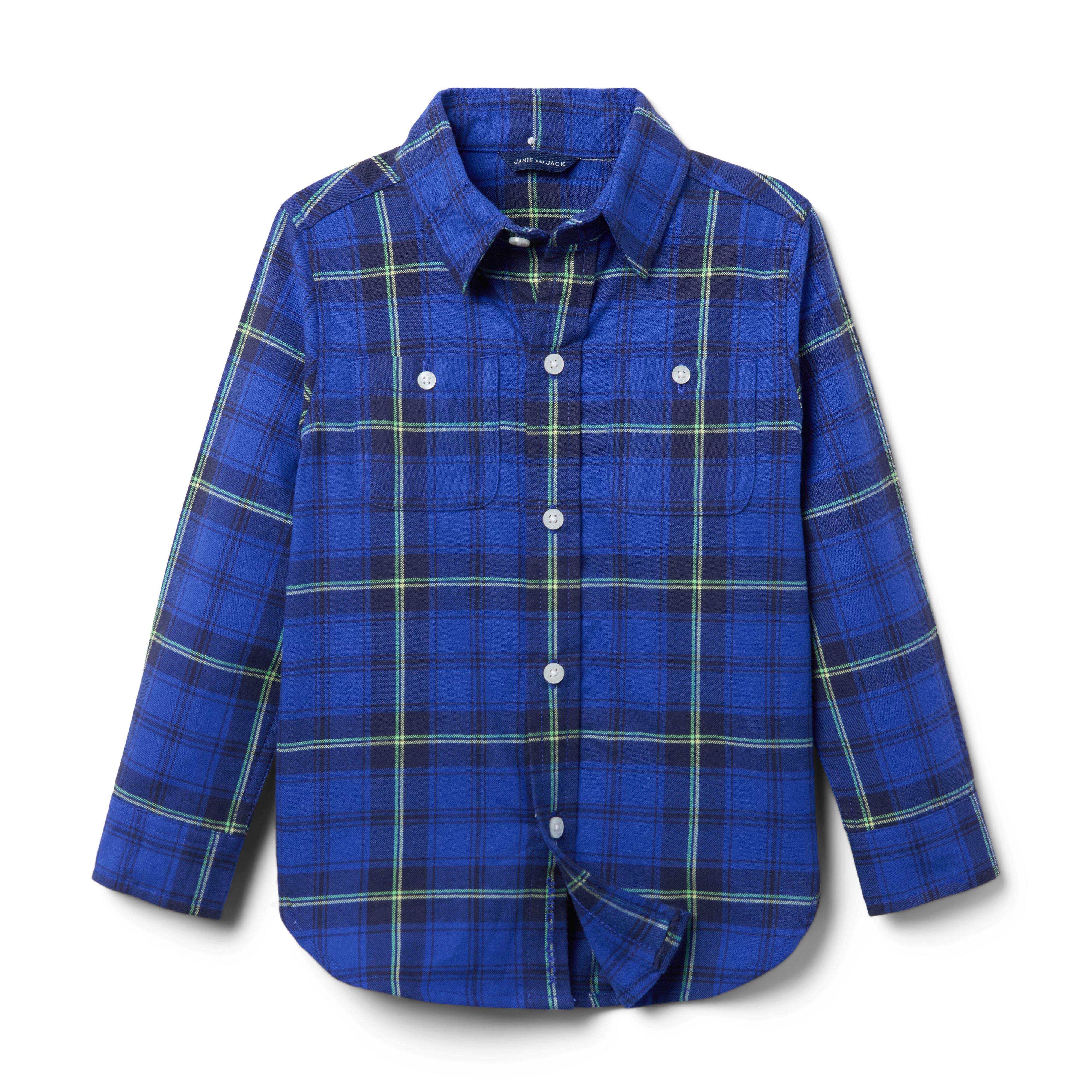 Janie and Jack Plaid Flannel Shirt