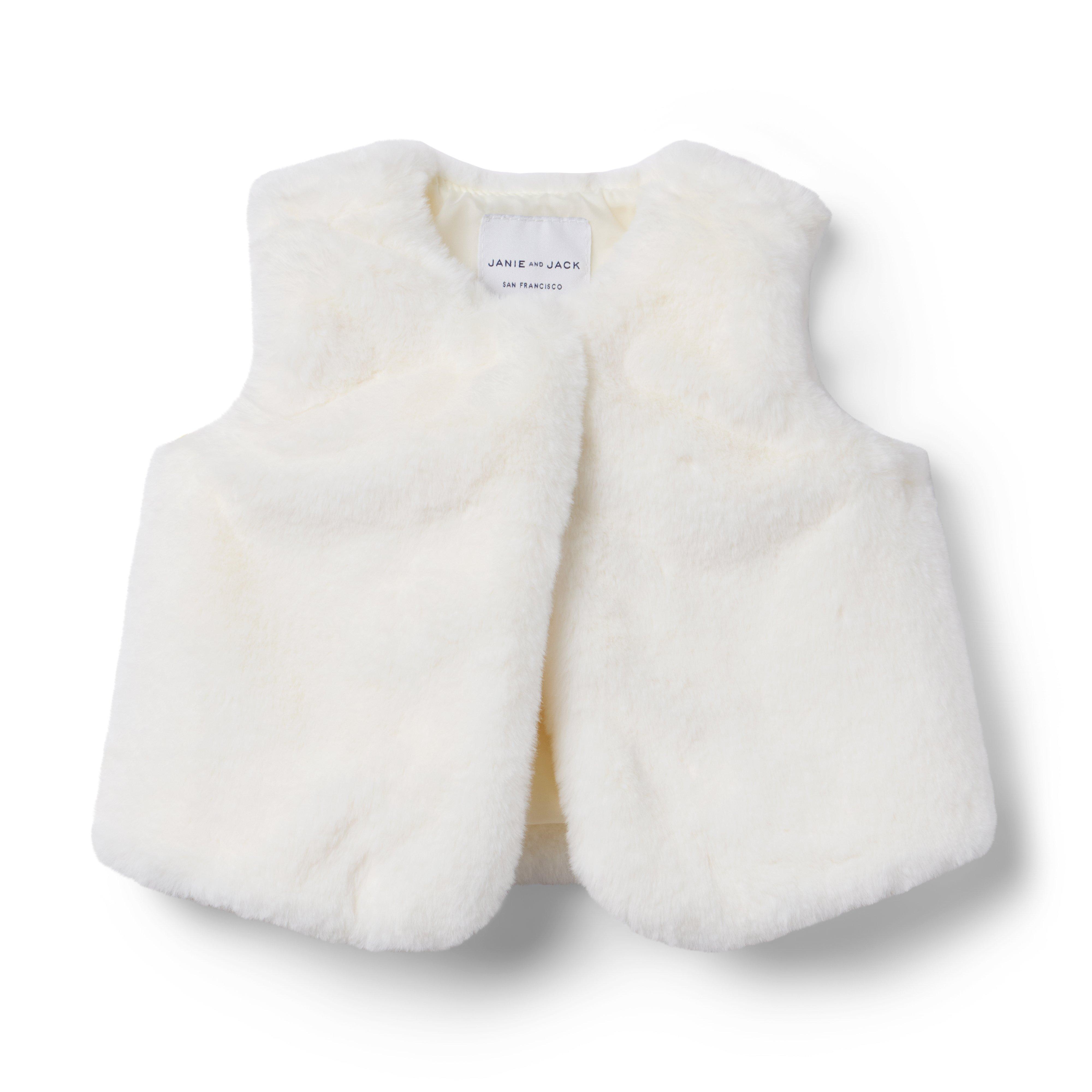 Janie and Jack Baby Faux Fur Vest