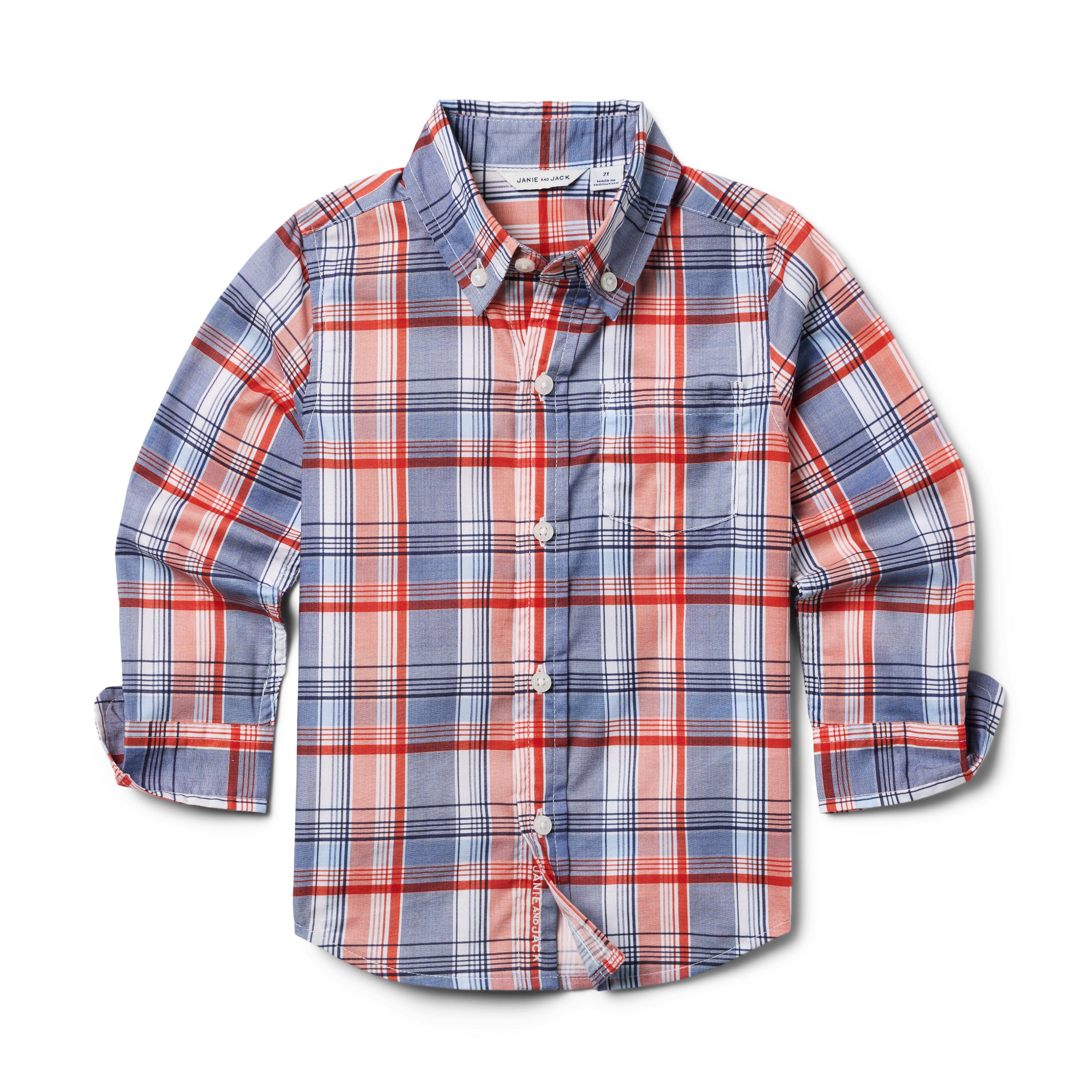 Janie and Jack The Madras Plaid Shirt