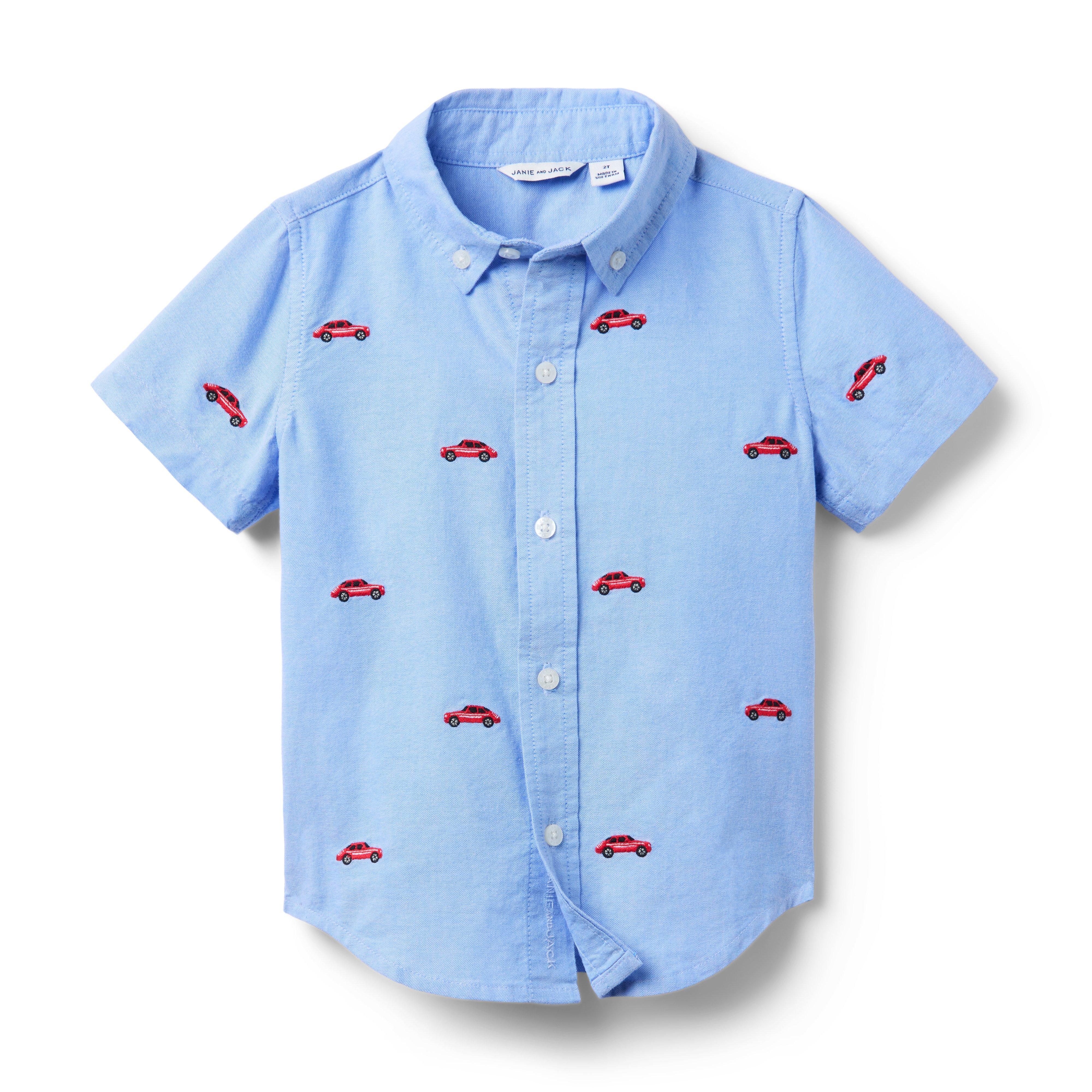 Janie and Jack The Embroidered Oxford Shirt
