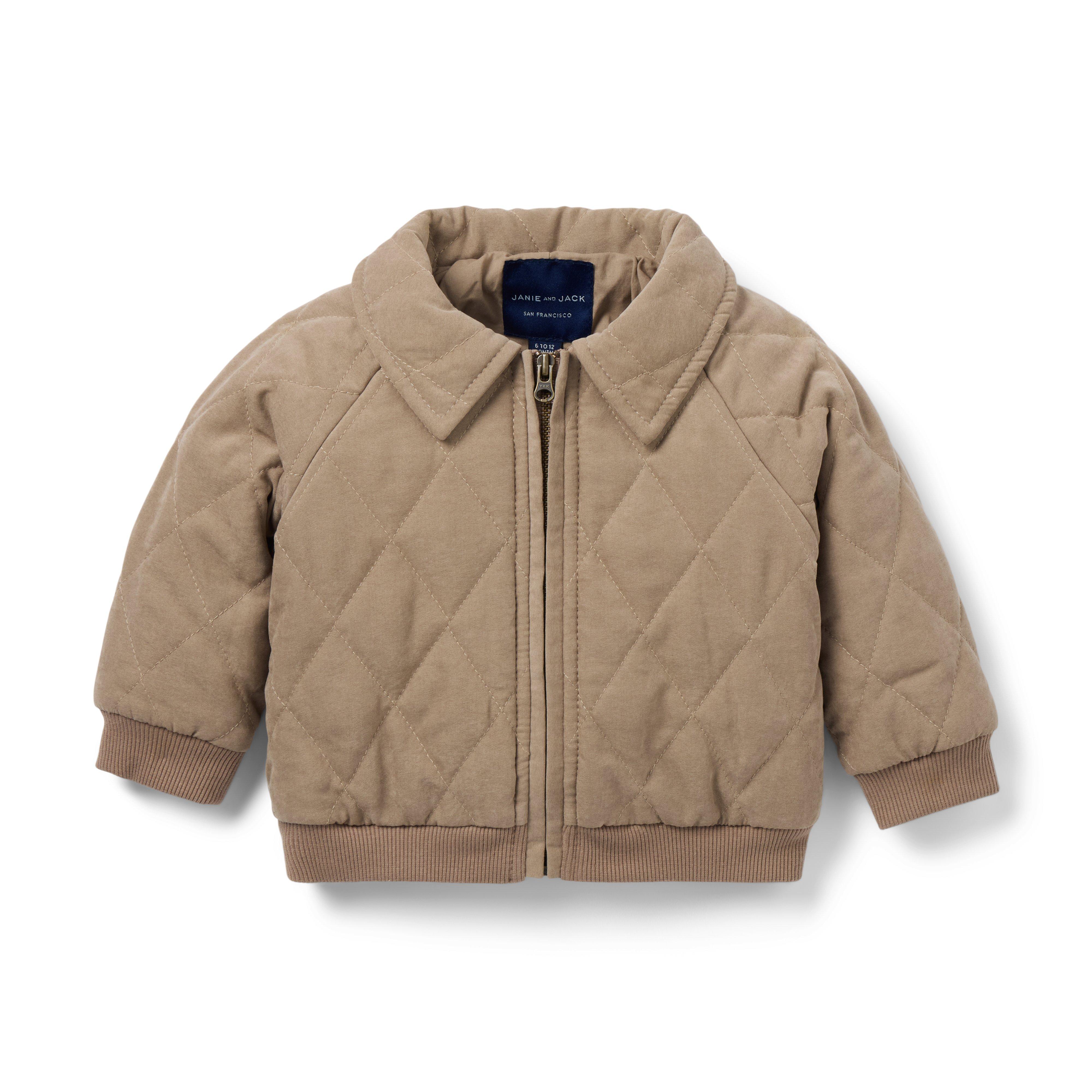 Janie and Jack The Sueded Quilted Baby Jacket
