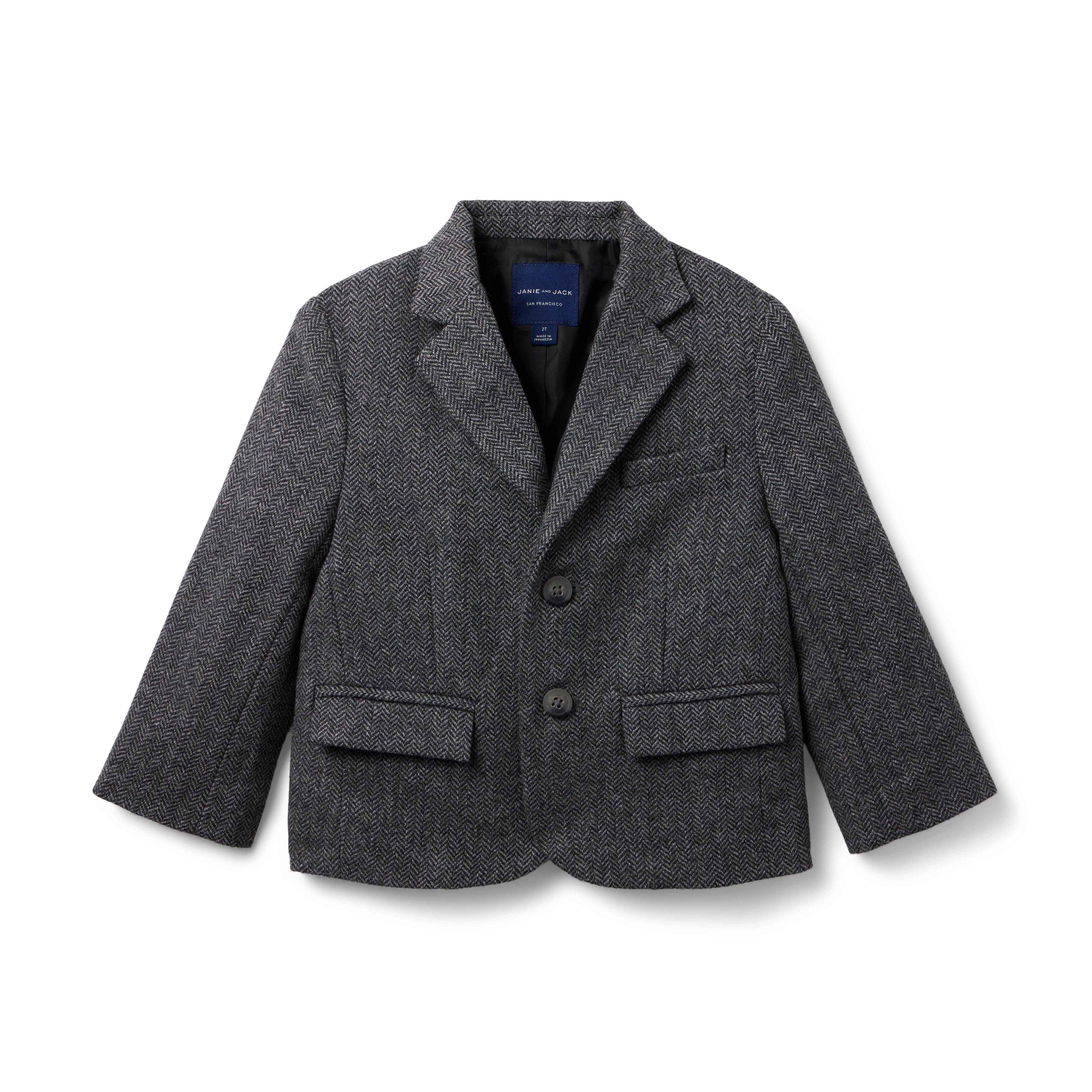 Janie and Jack The Herringbone Blazer