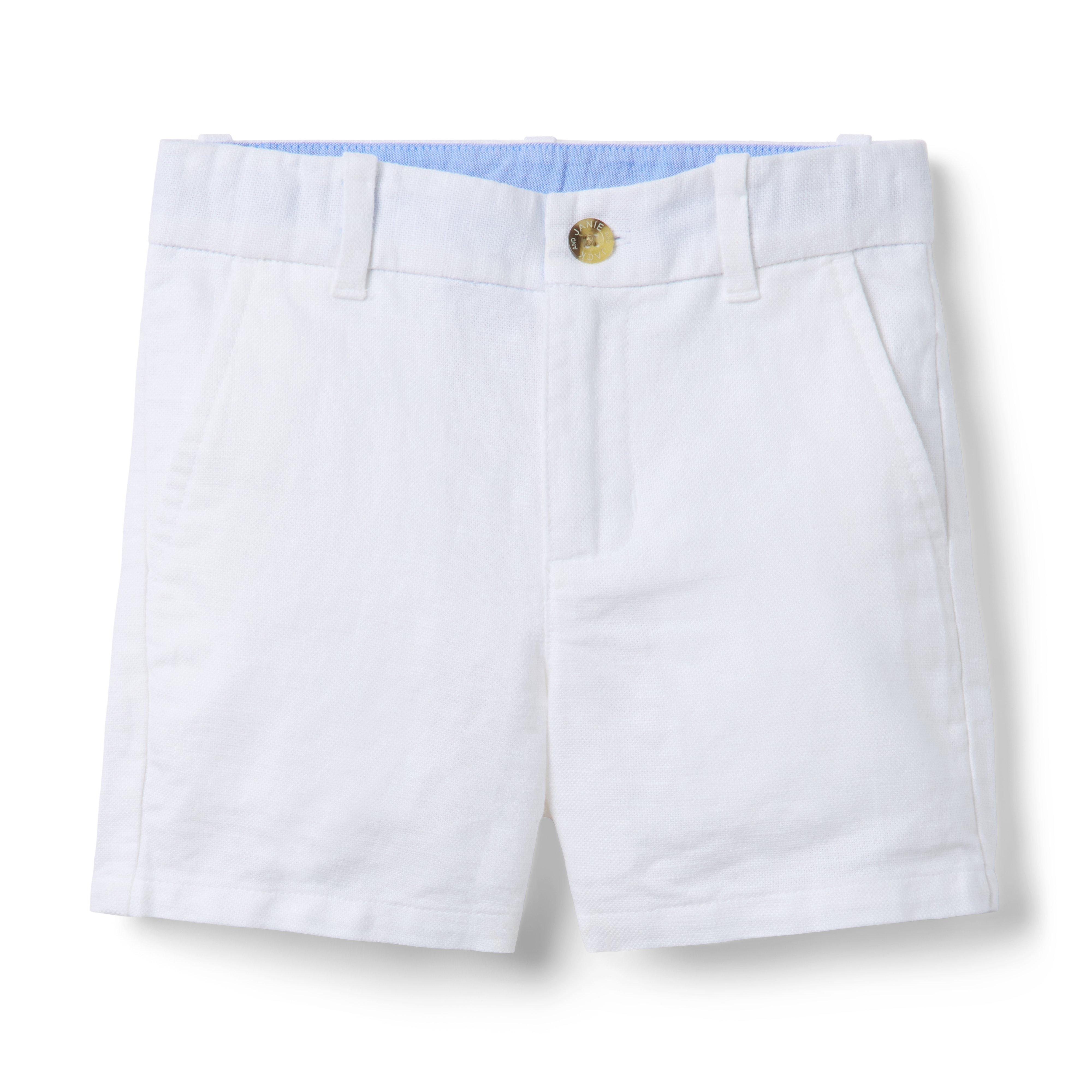 Janie and Jack Linen-Cotton Short