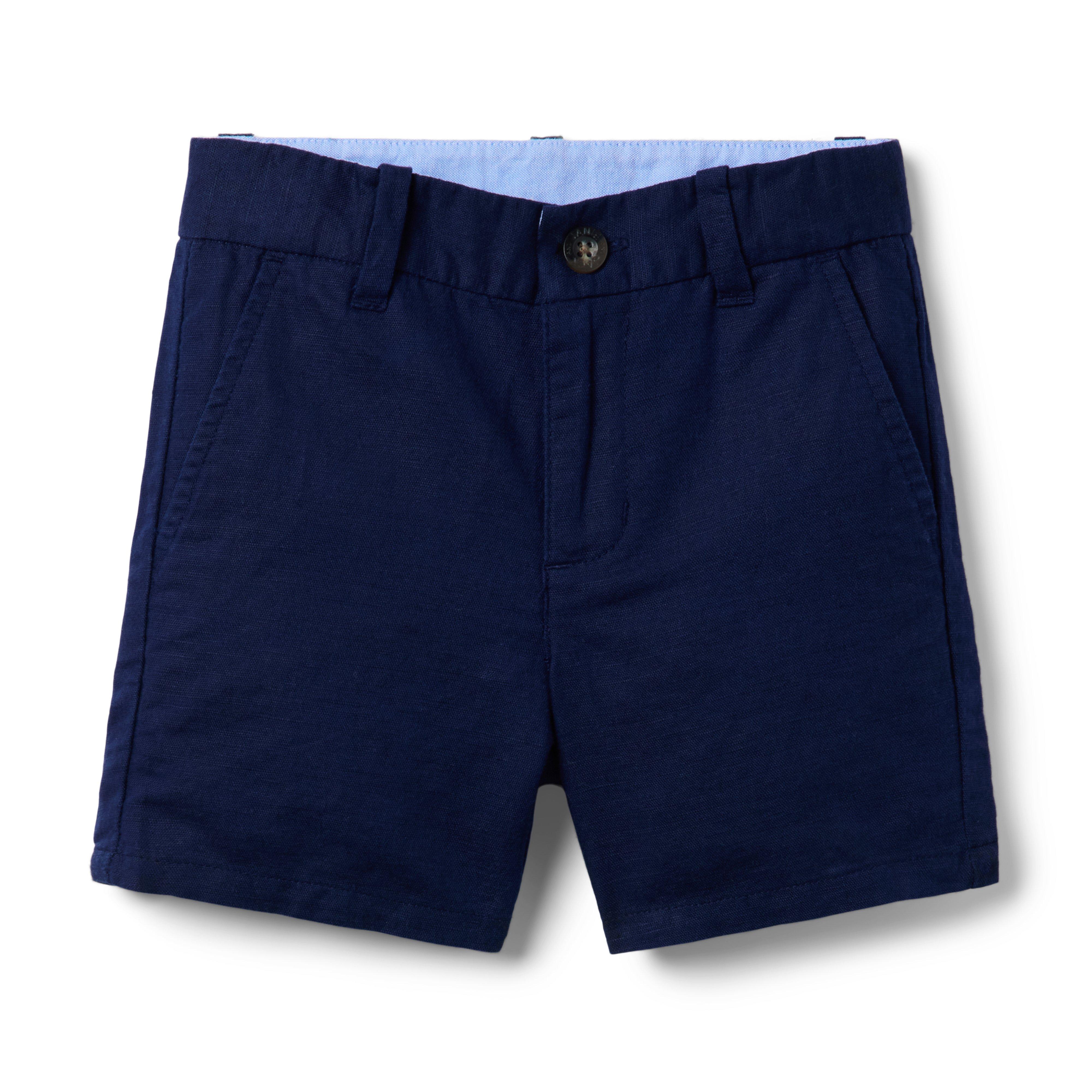 Janie and Jack Linen-Cotton Short