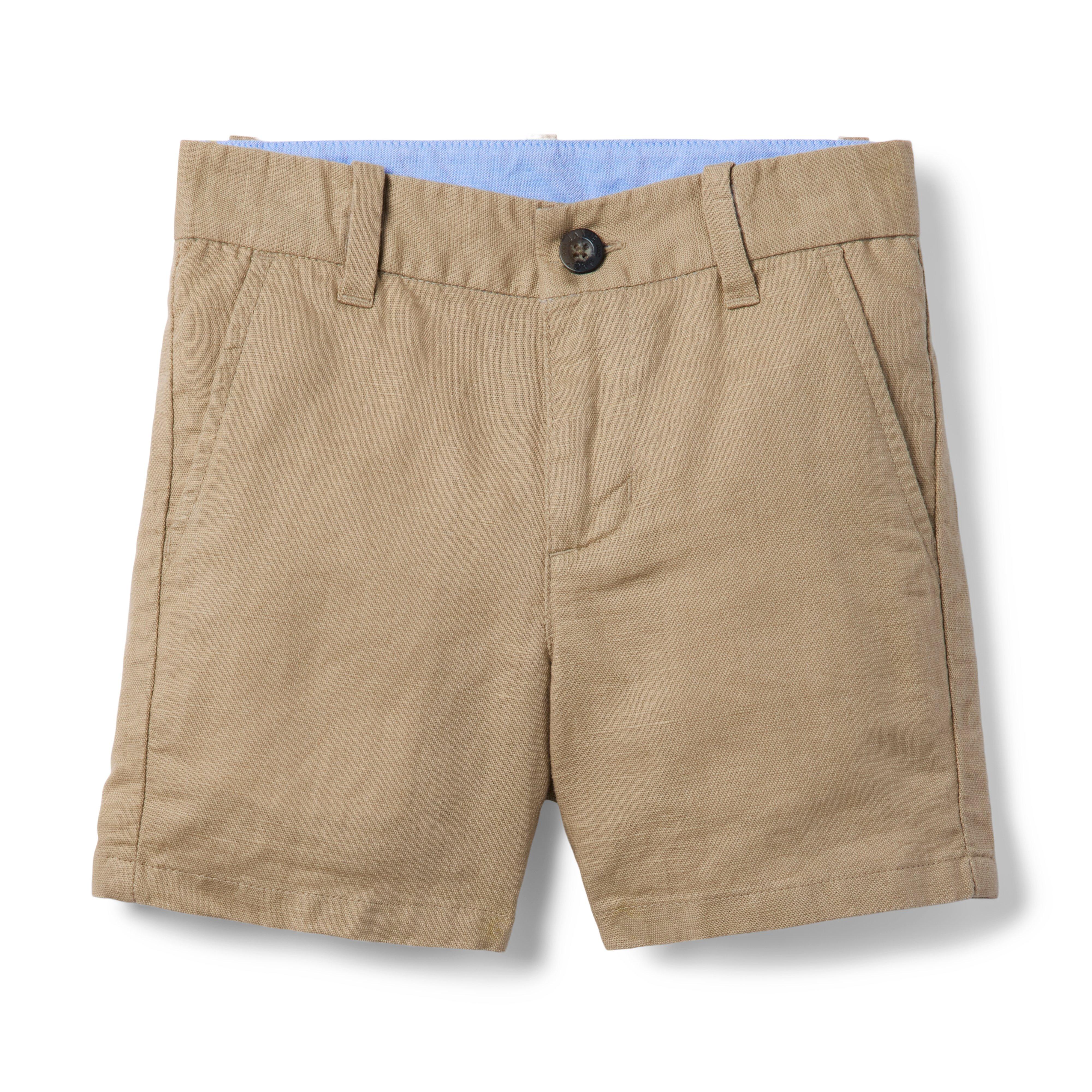 Janie and Jack Linen-Cotton Short