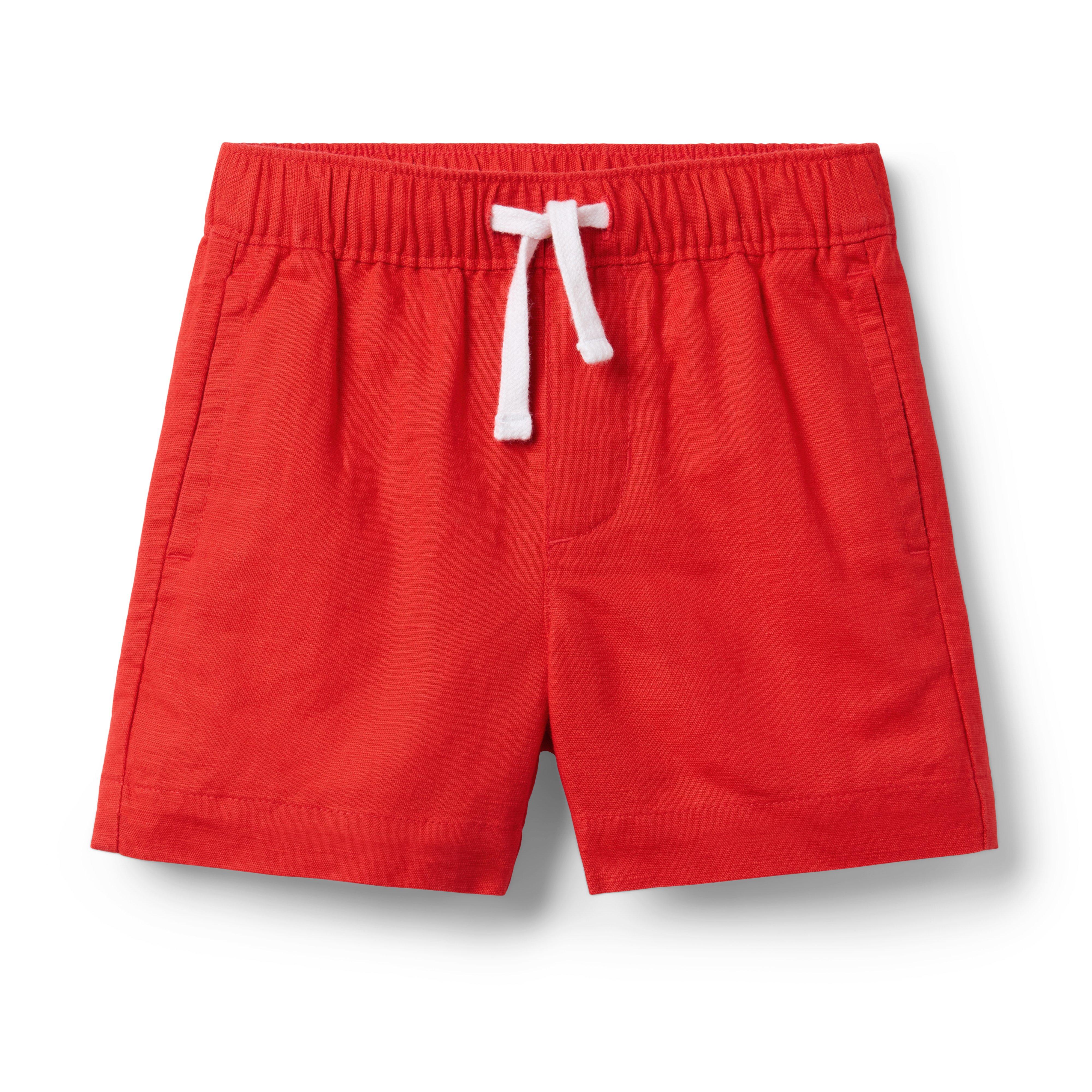 Janie and Jack Linen-Cotton Pull-On Short