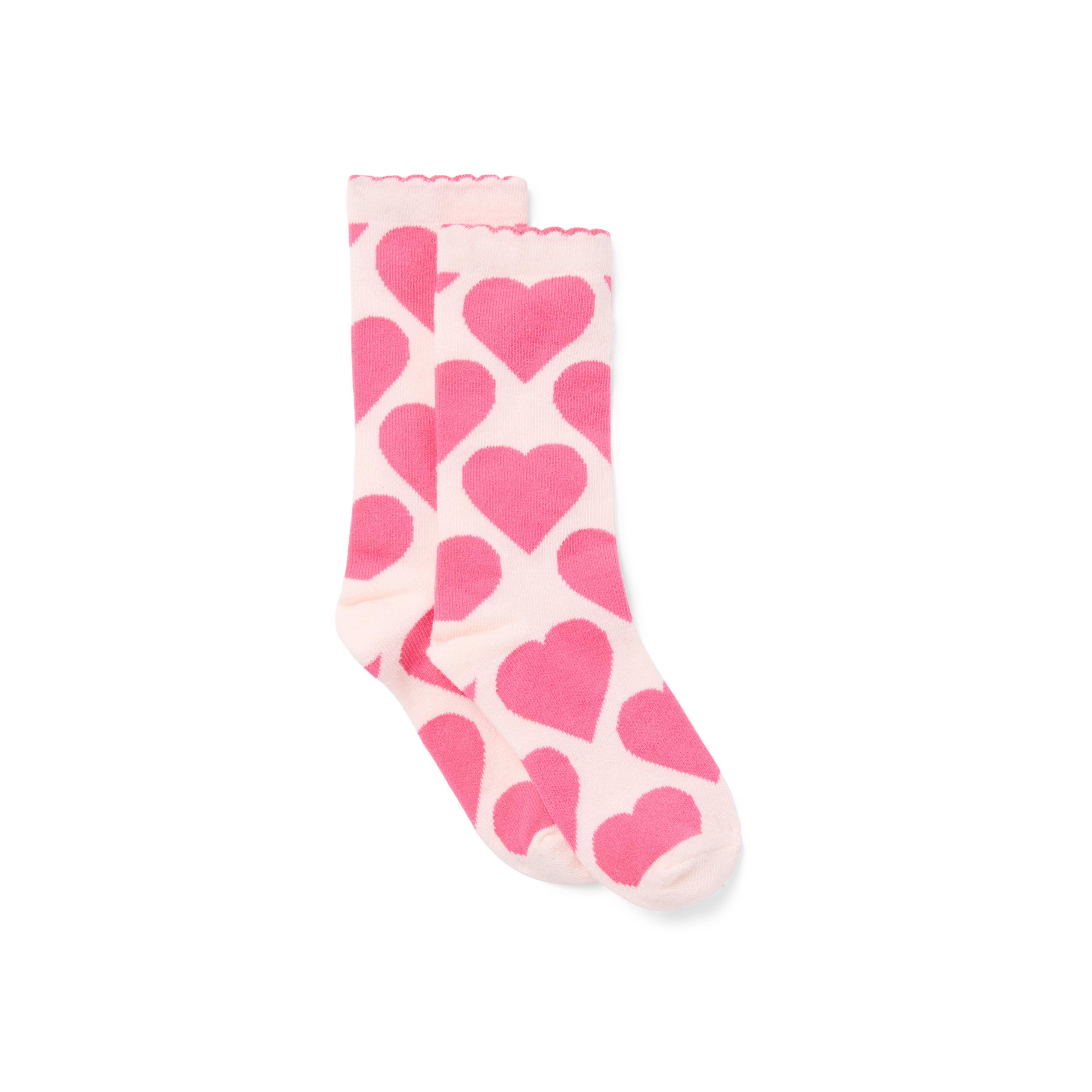Janie and Jack Heart Sock