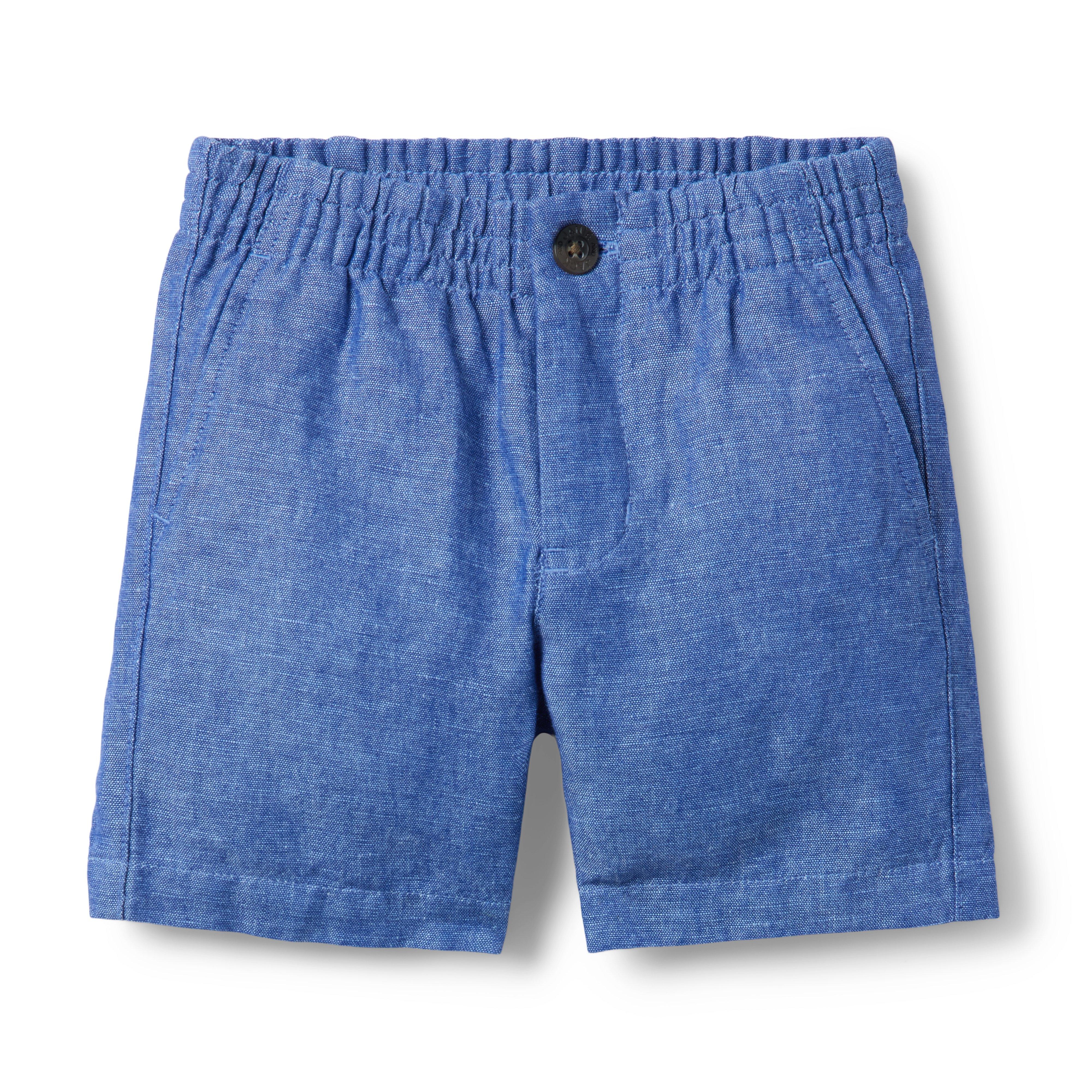 Janie and Jack Linen-Cotton Pull-On Short